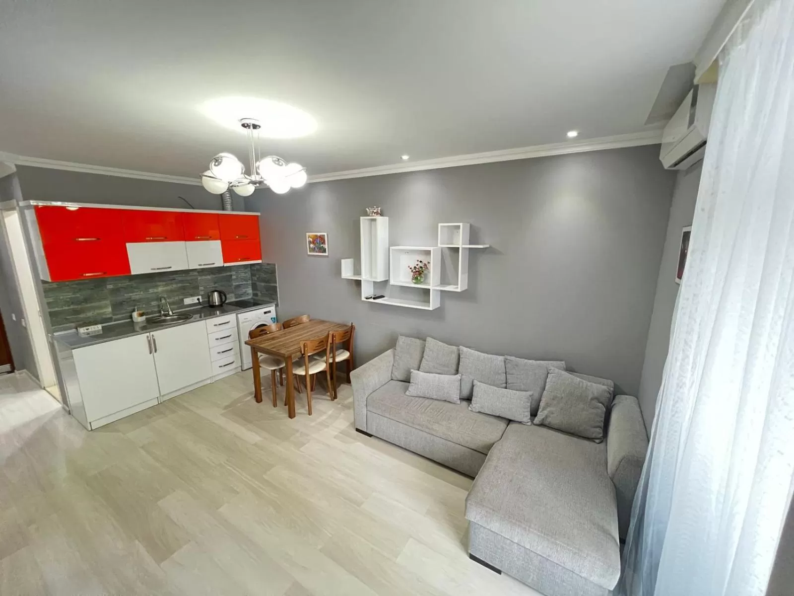 Kitchen or kitchenette, Kitchen/Kitchenette in Aparthotel Holiday Lux Batumi