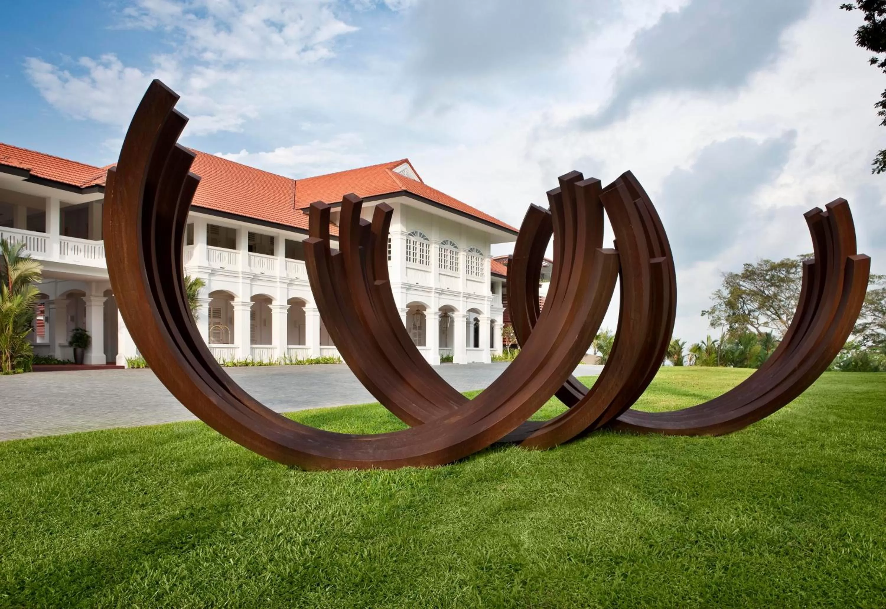 Facade/entrance in Capella Singapore