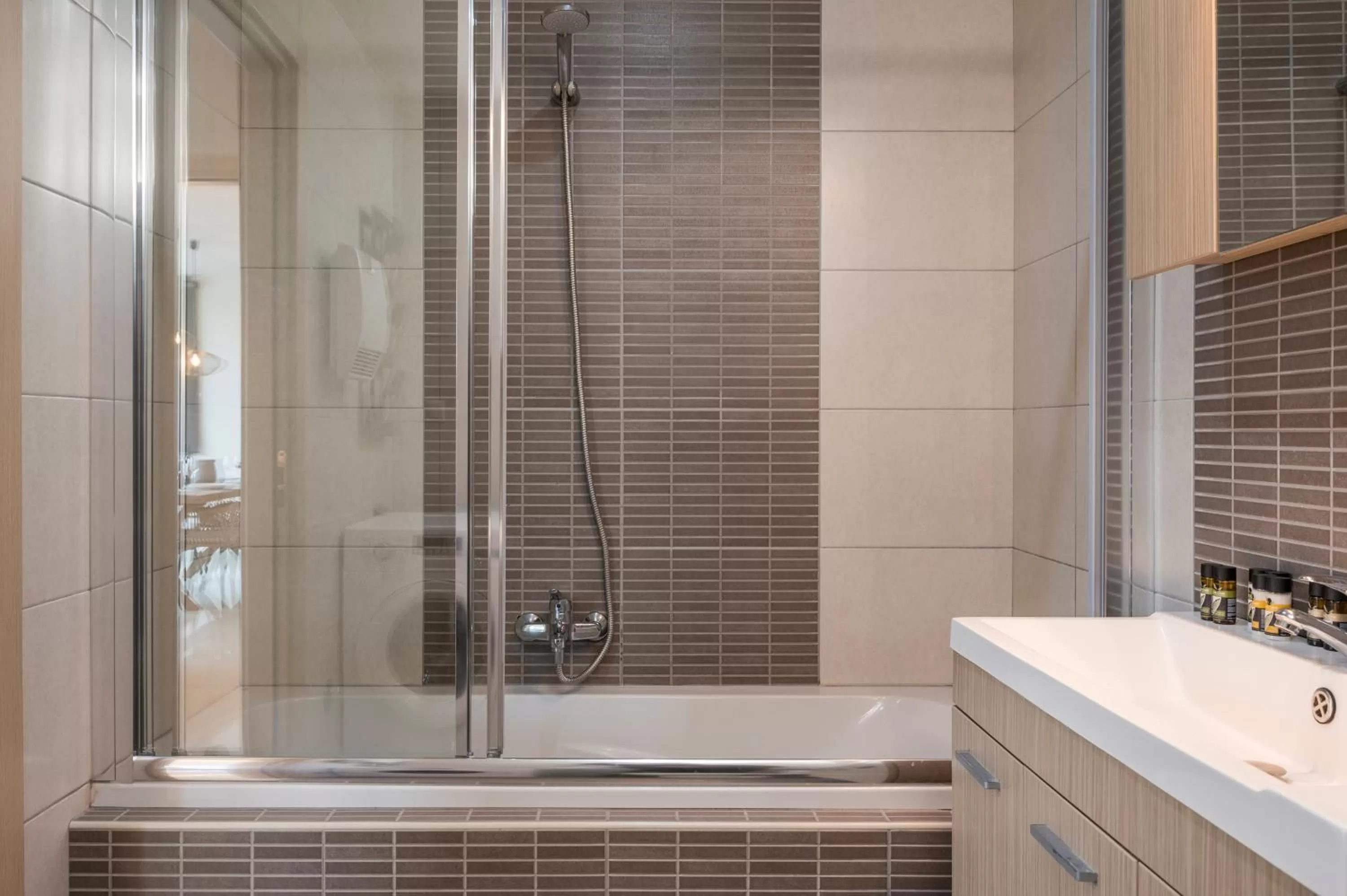 Bathroom in Trianon Luxury Apartments & Suites