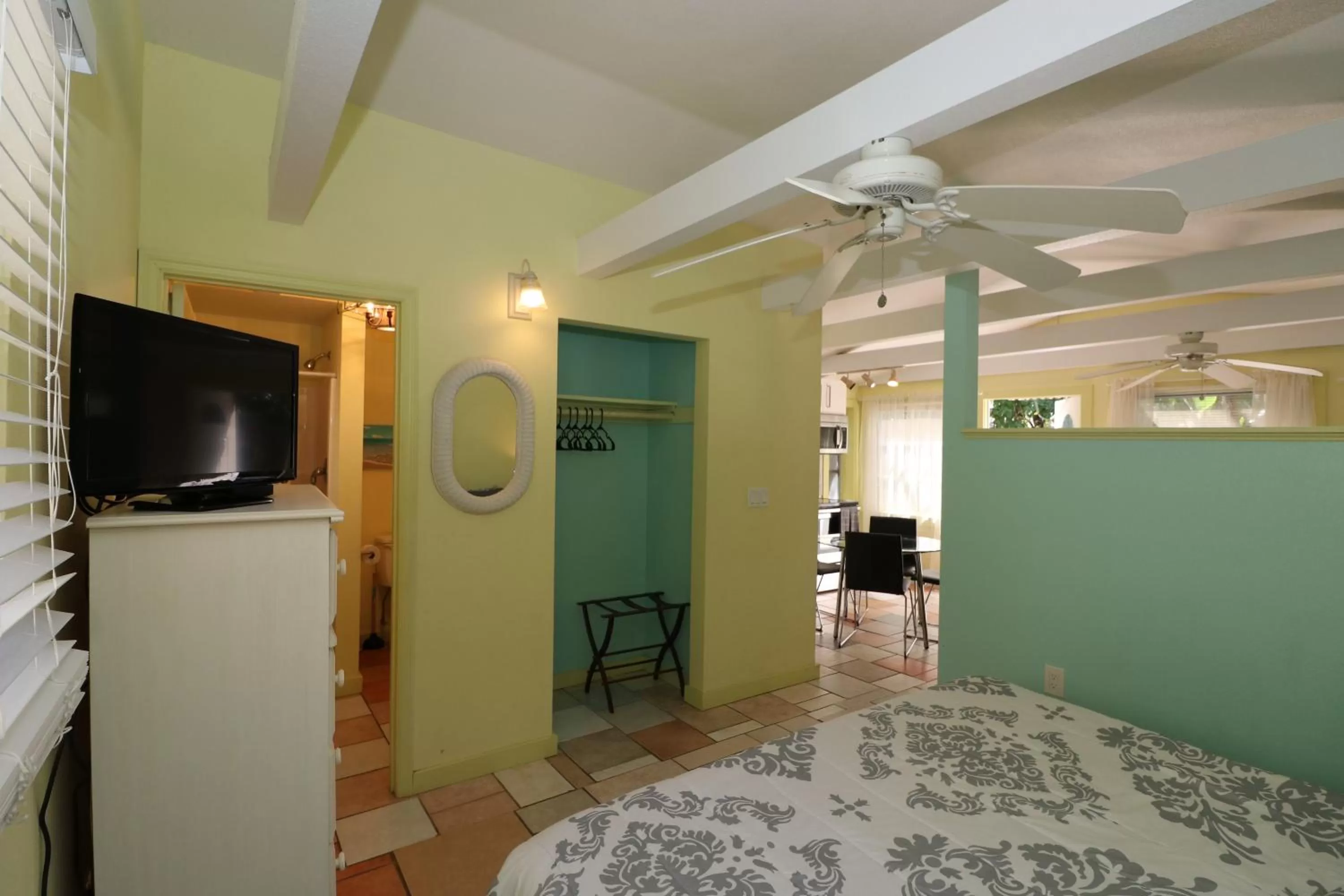 Bed in Grove City Motel