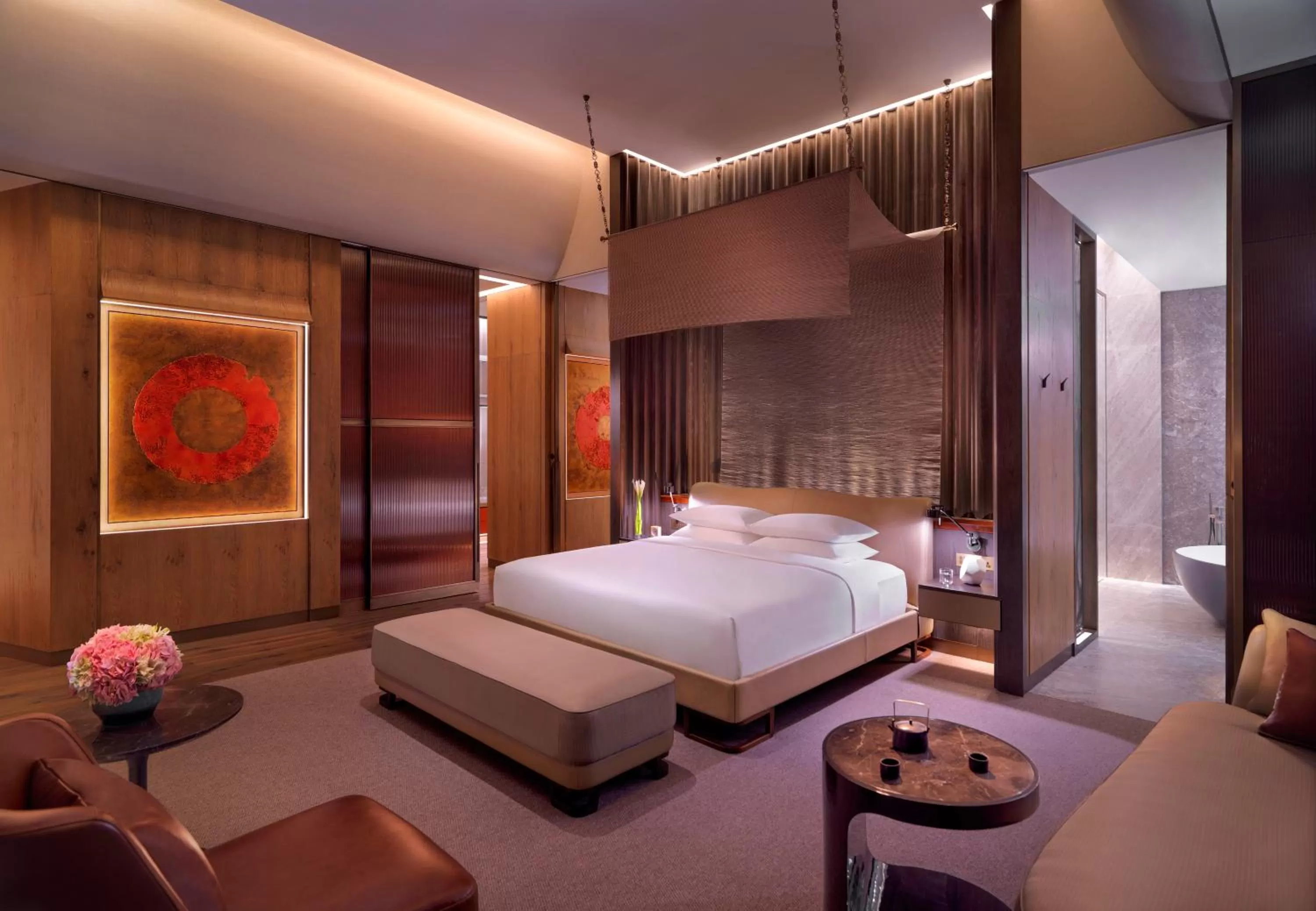 Decorative detail, Bed in Grand Hyatt Xi'an