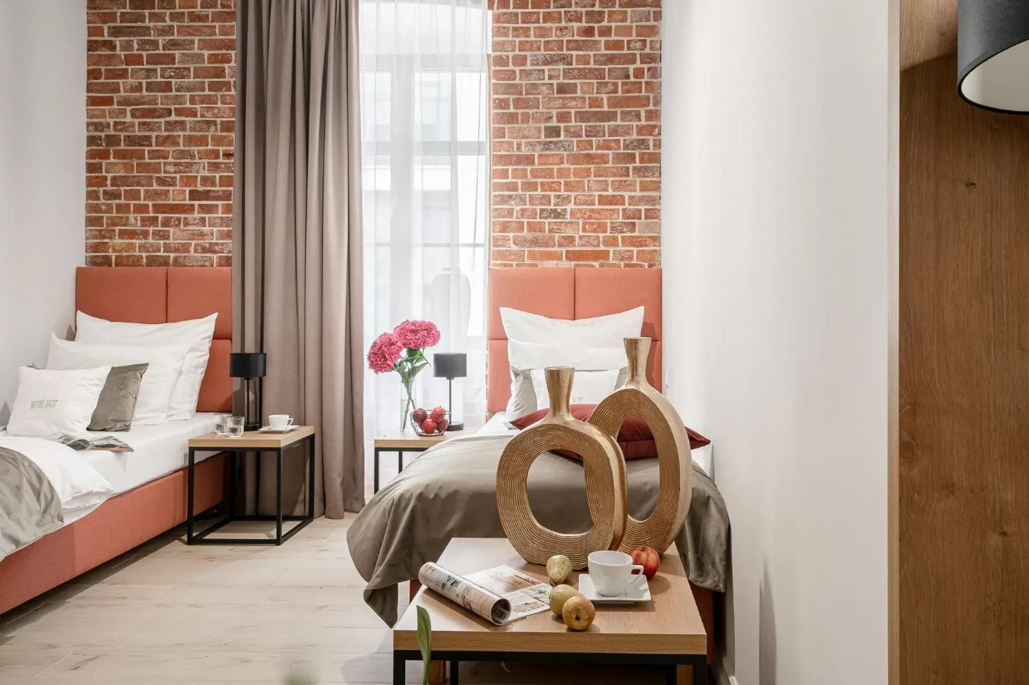 Twin Room in Hotel Jazz Market Square Wroclaw Twin Room in Hotel Jazz Market Square Wroclaw