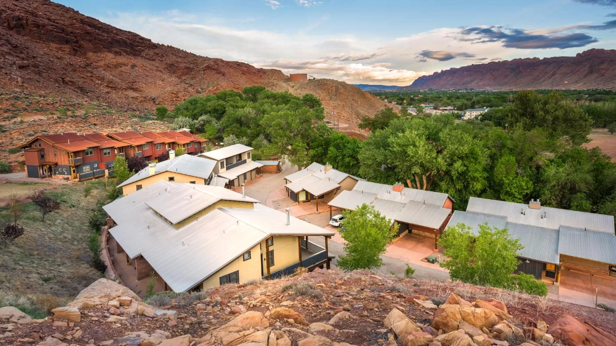 Bird's-eye View in Moab Springs Ranch