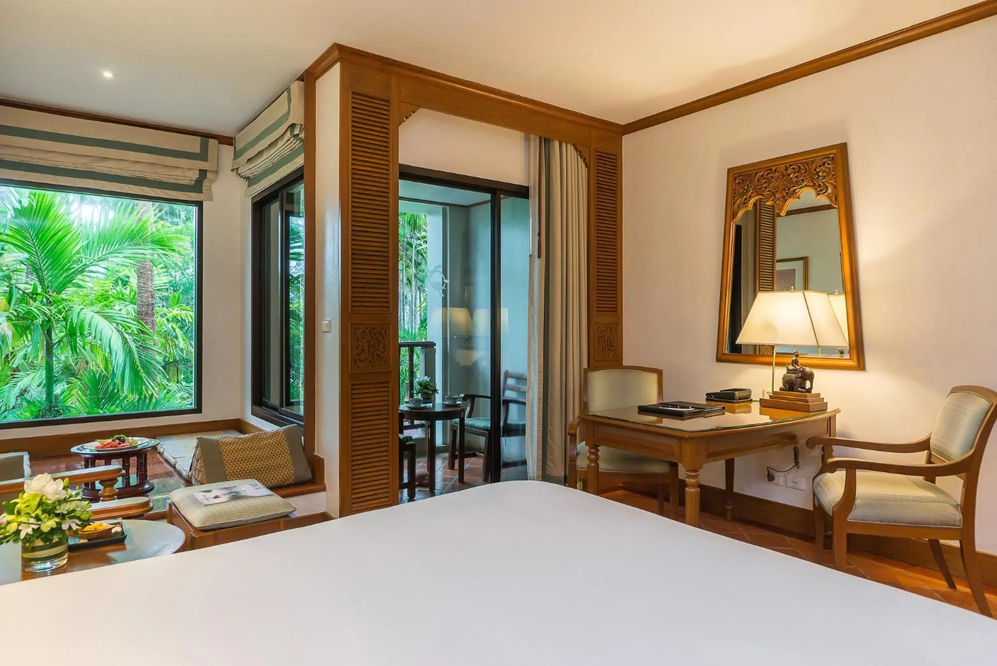 Balcony/Terrace, Bed in JW Marriott Phuket Resort and Spa