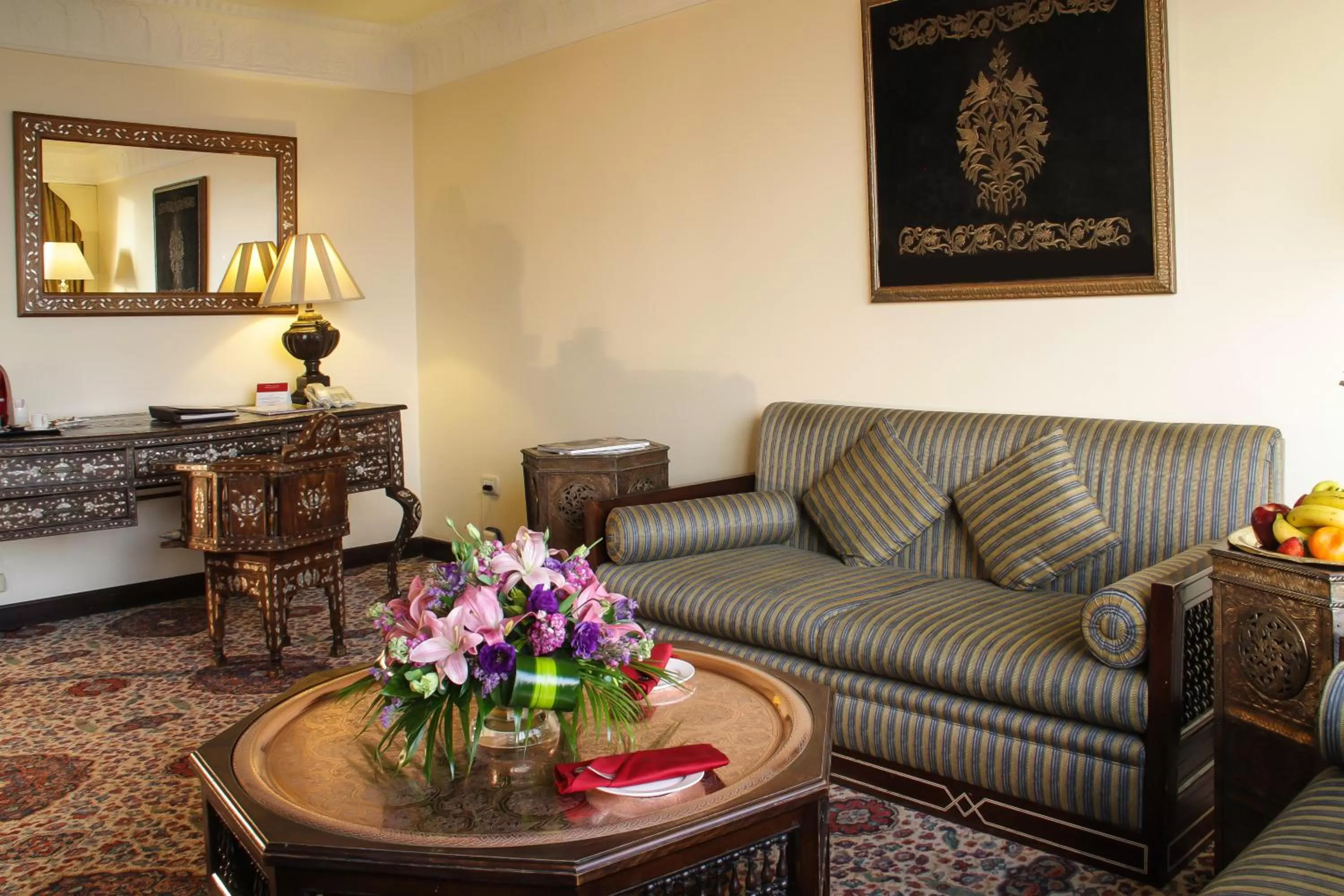 Communal lounge/ TV room in Regency Palace Amman
