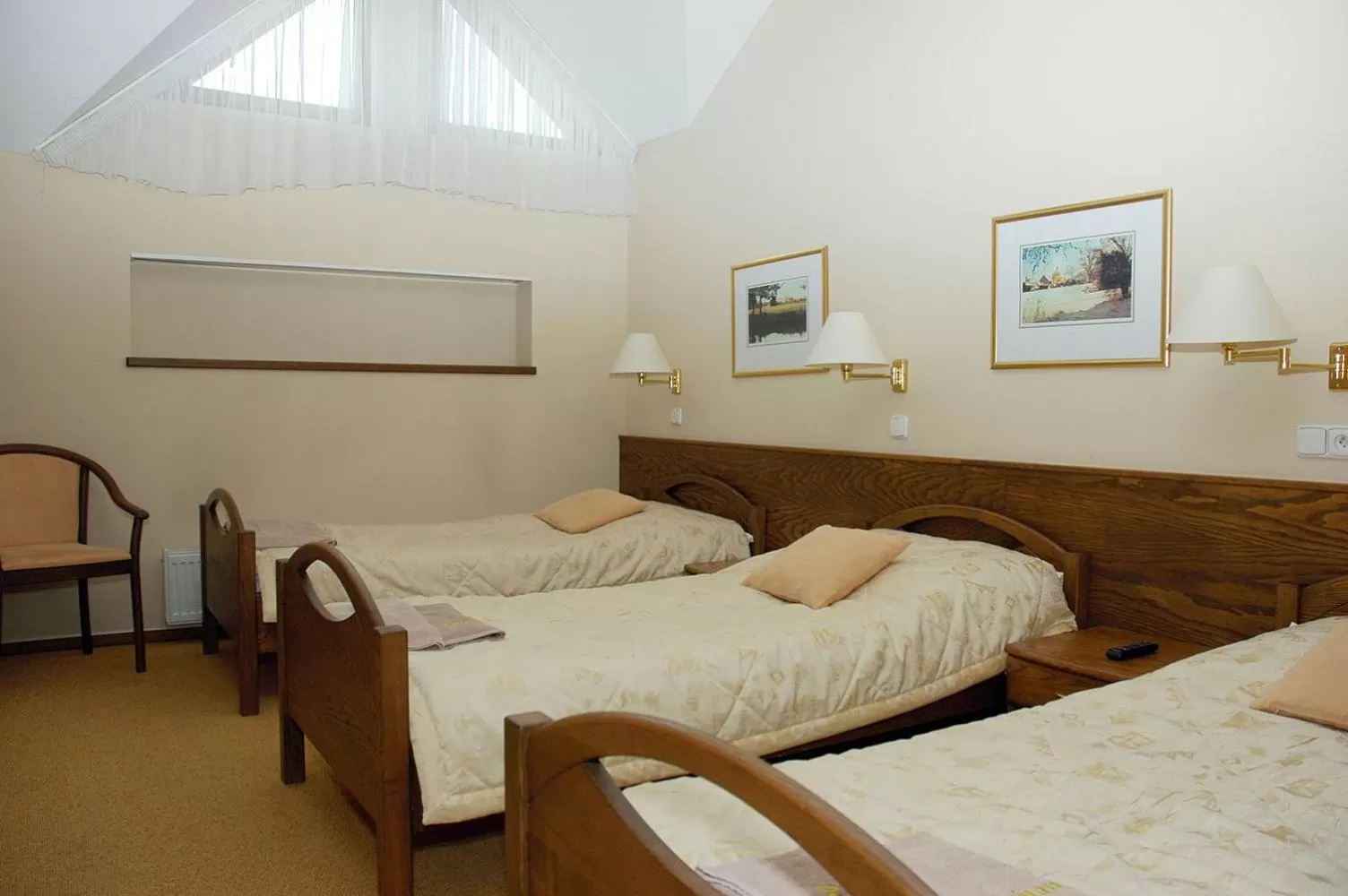 Bed in Hotel Restaurant Modrá Hvězda