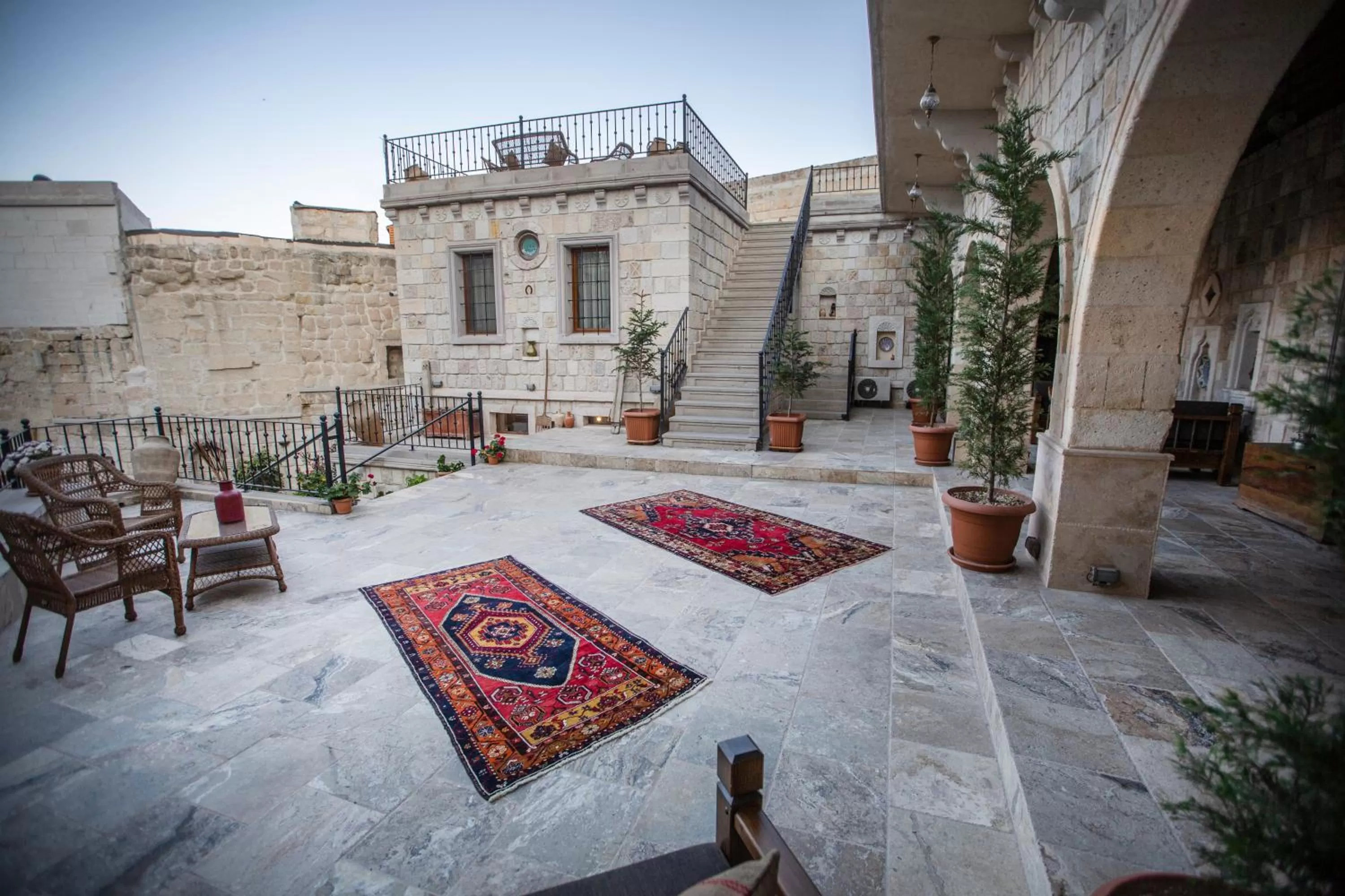 Patio in Zara Cave Hotel