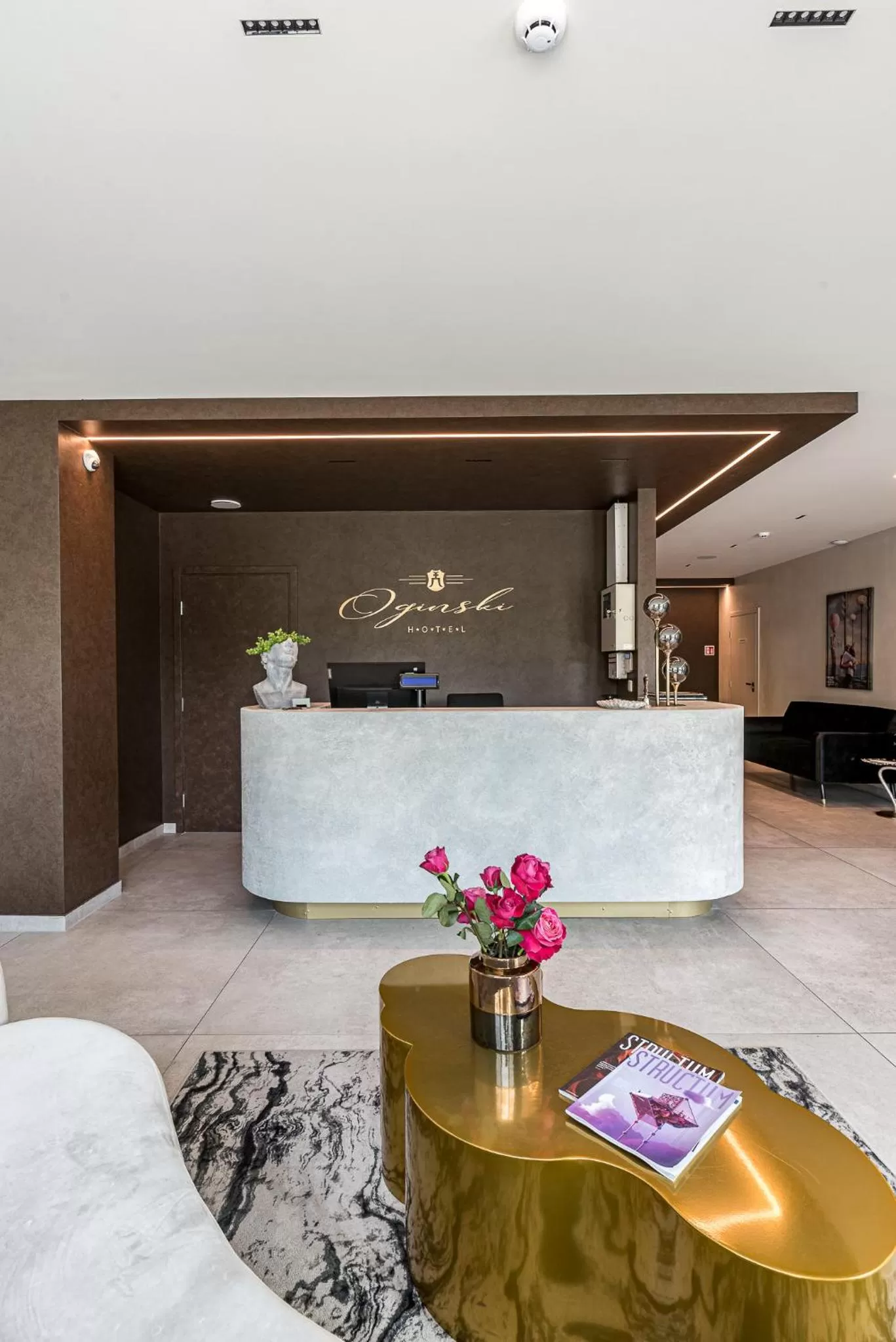 Lobby or reception in Oginski Hotel