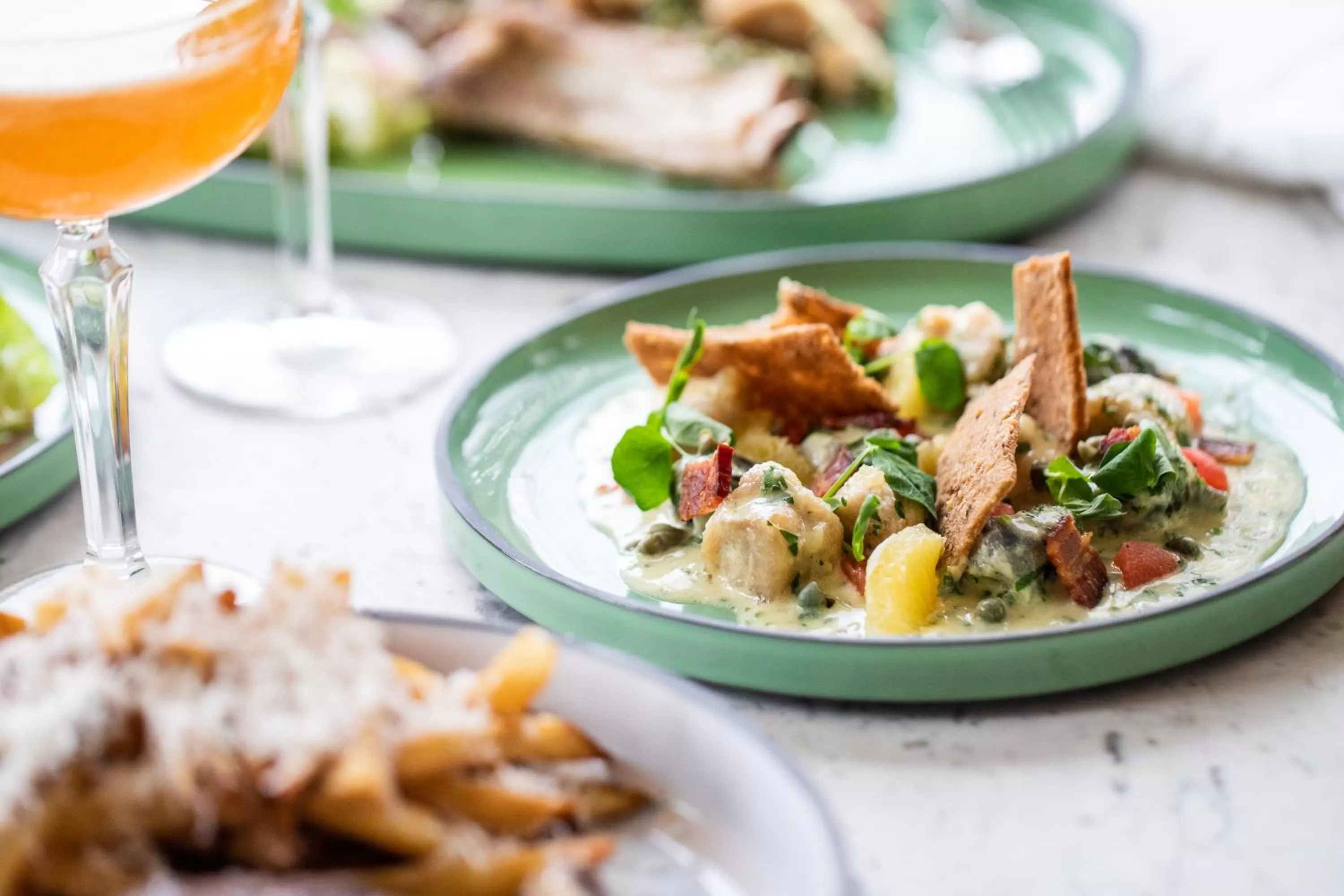 Restaurant/places to eat in La Colombe d'Or Hotel