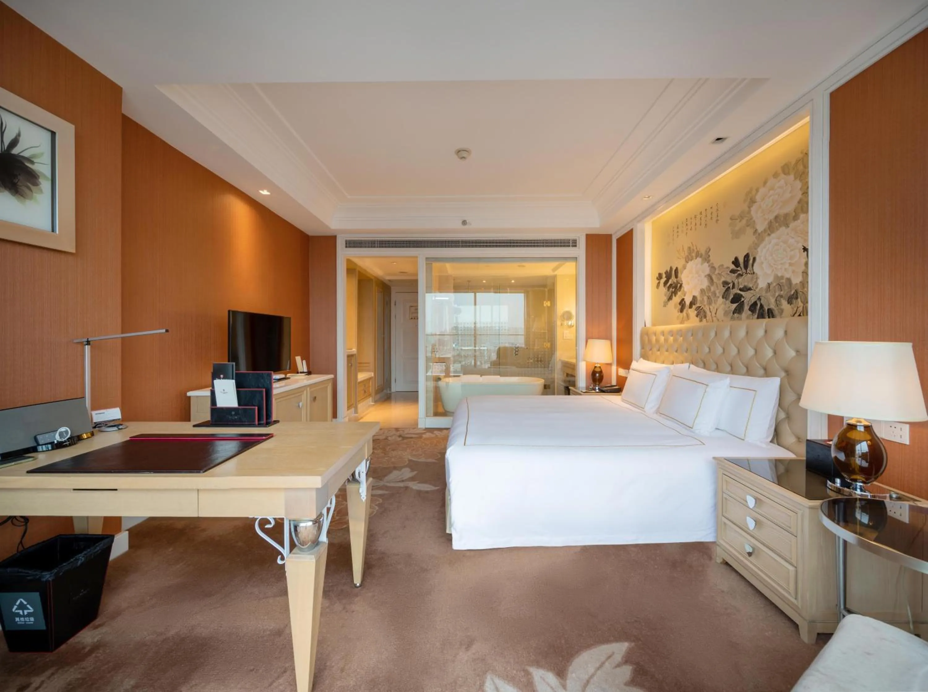 Bed in Tonino Lamborghini Hotel Kunshan City Center