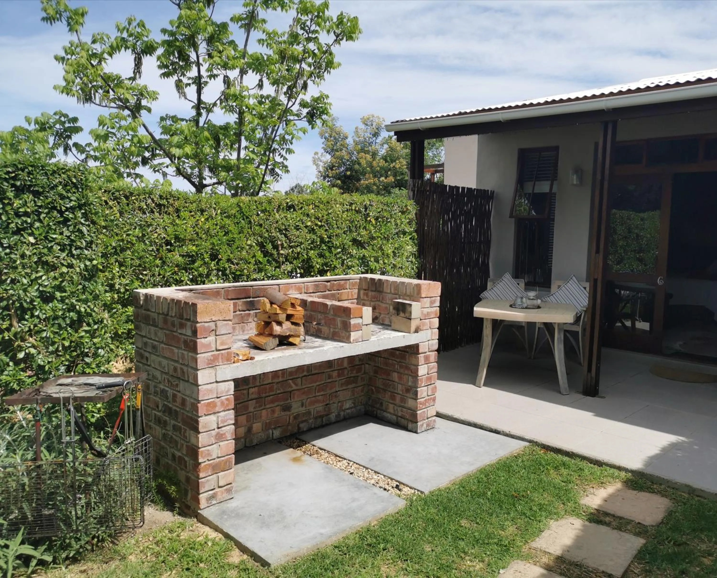 Patio in A Hilltop Country Retreat