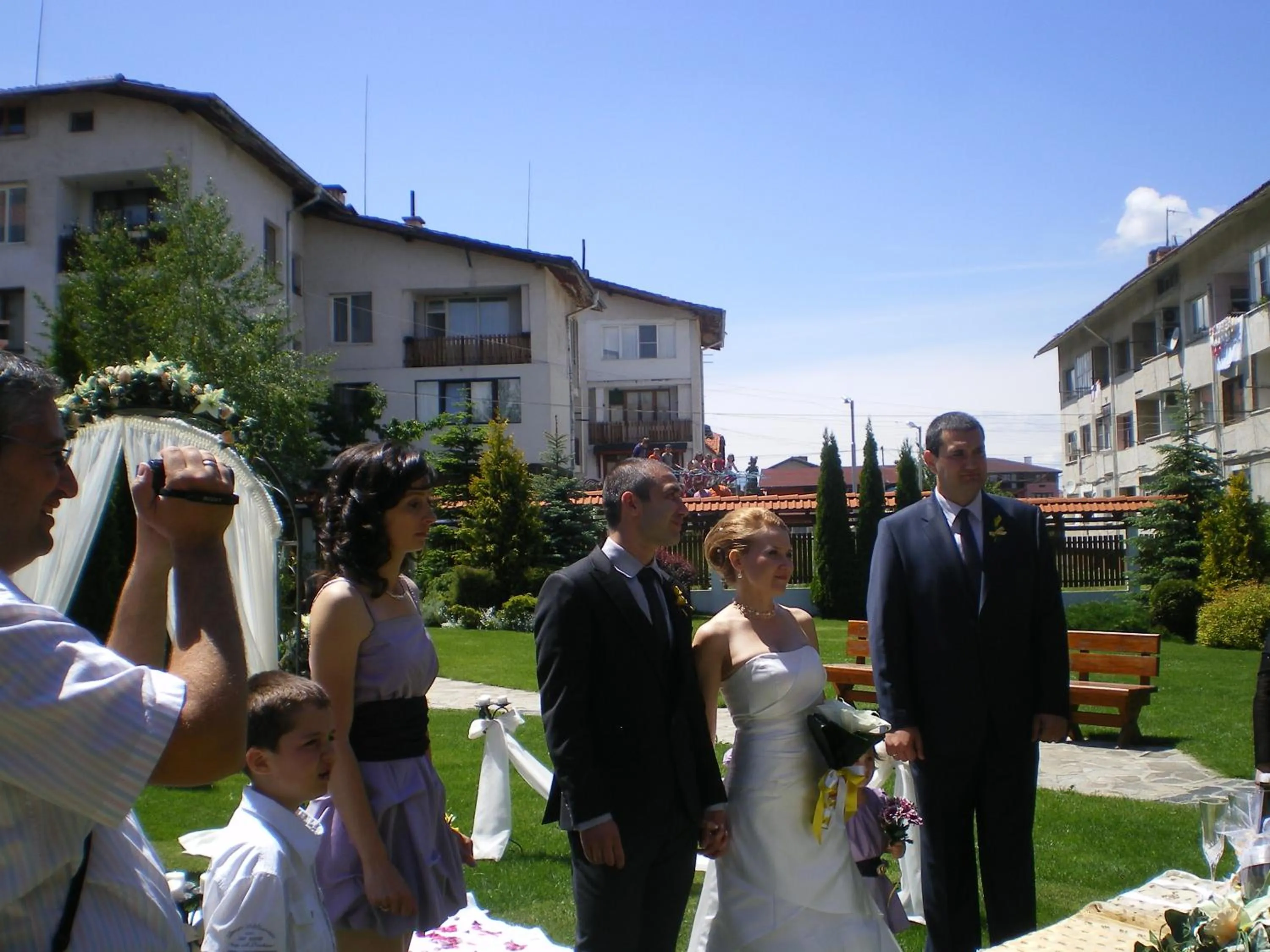Garden in Evelina Palace Hotel