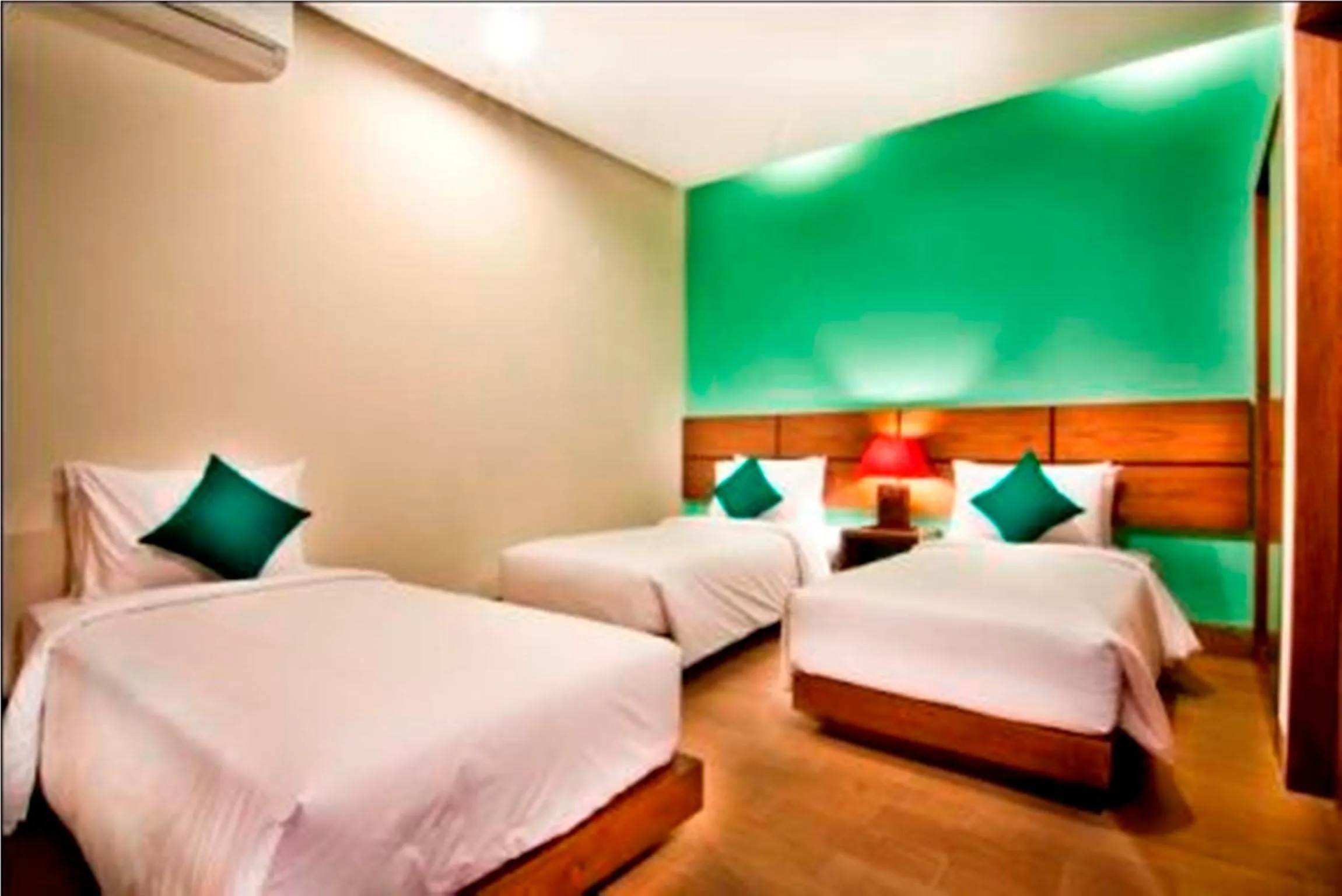 Bedroom, Bed in The Green Zhurga Suite Seminyak