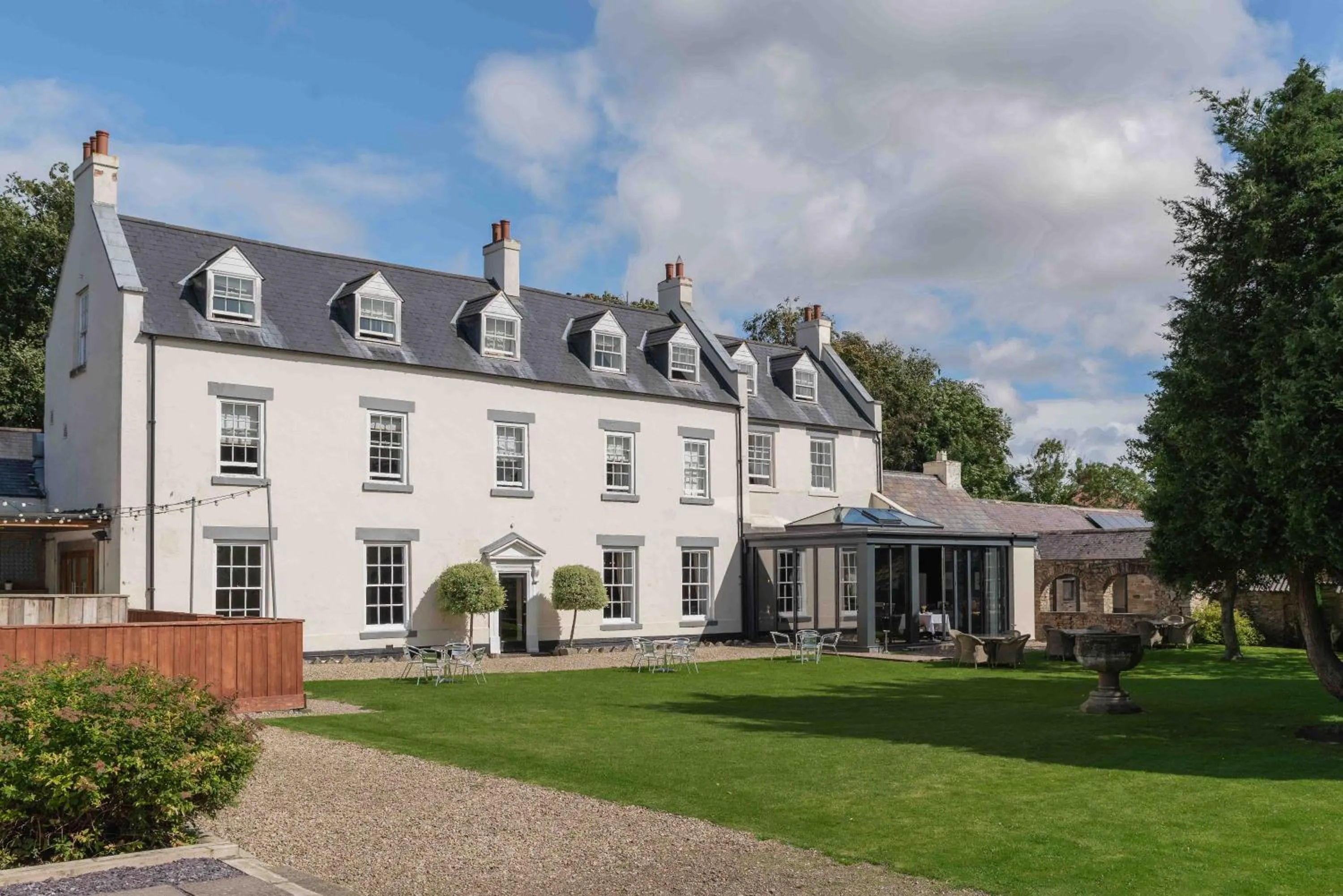 Facade/entrance, Property Building in Hallgarth Manor House