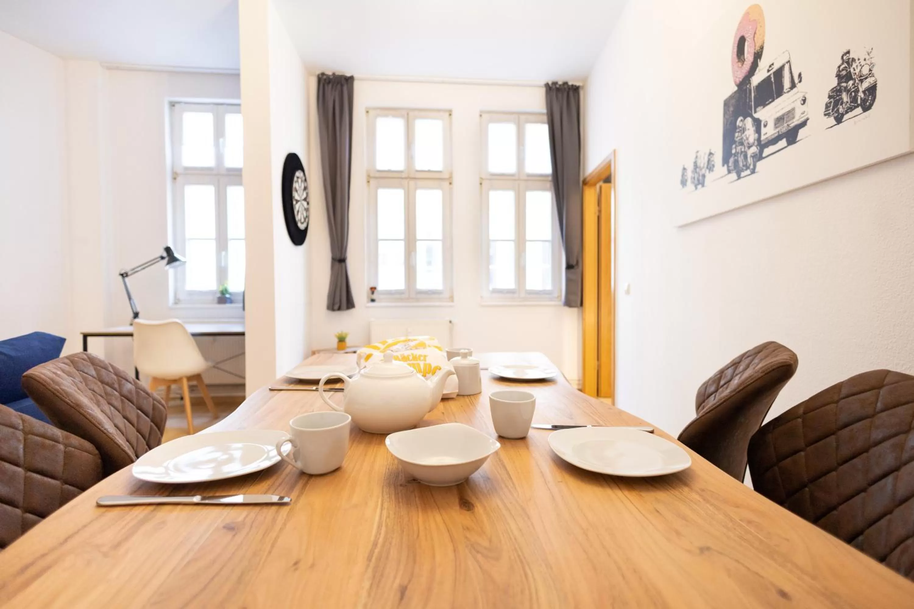 Dining area in Apartments an der Oper - Innenstadt - Zentral - Küche - Wifi - Powered by Ko-Living