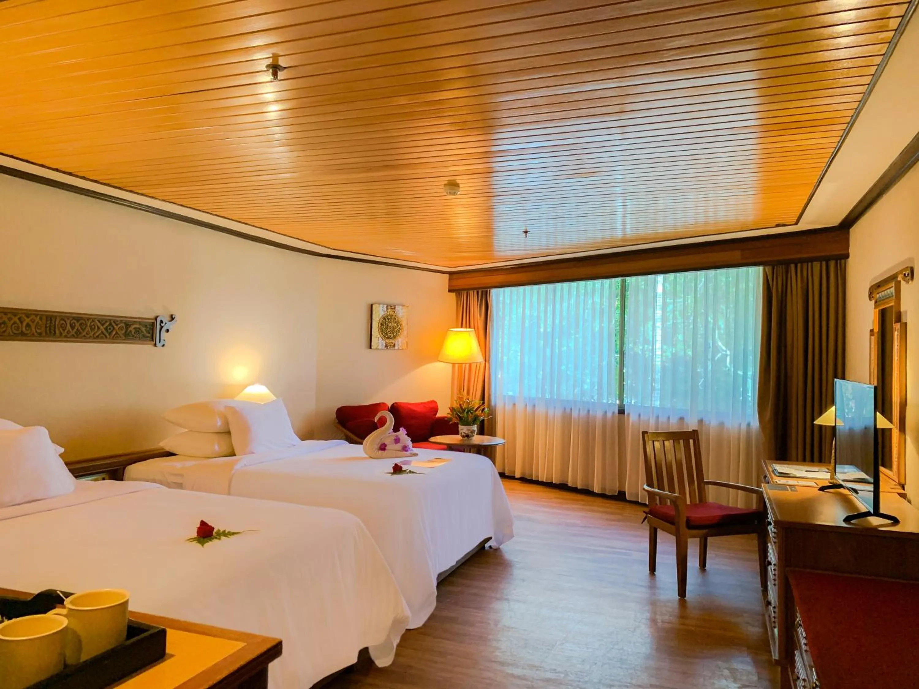 Photo of the whole room, Bed in Damai Beach Resort
