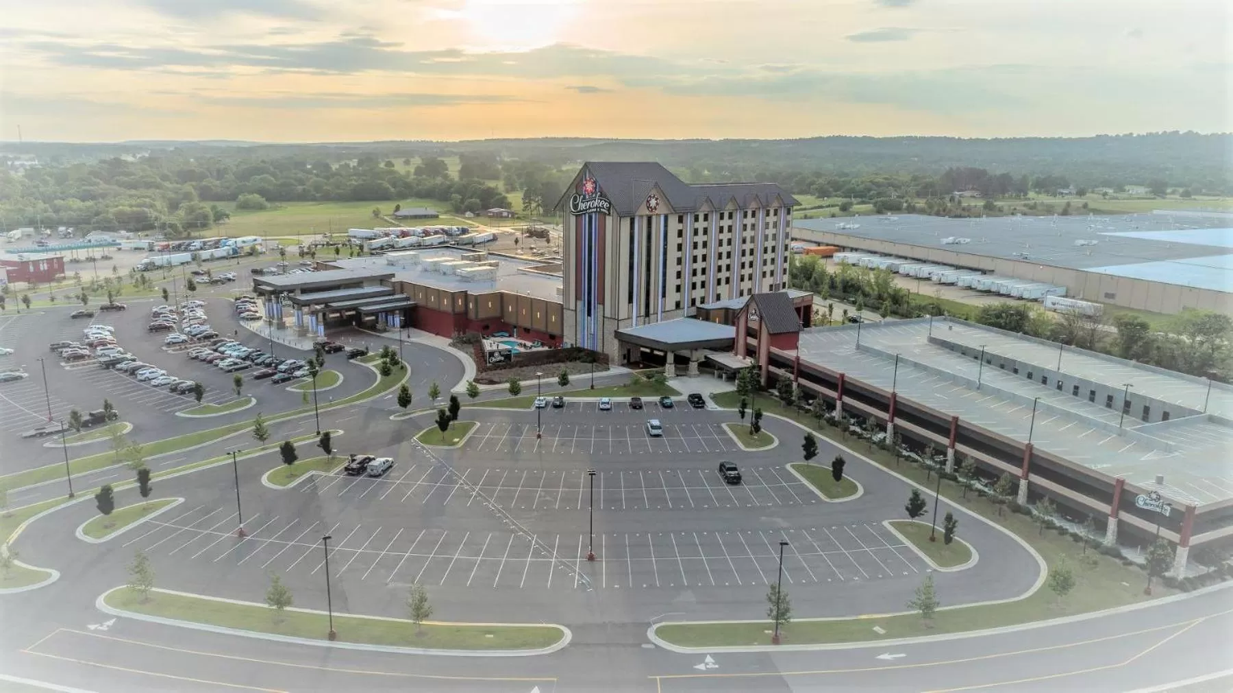 Property building in Cherokee Casino Hotel Roland