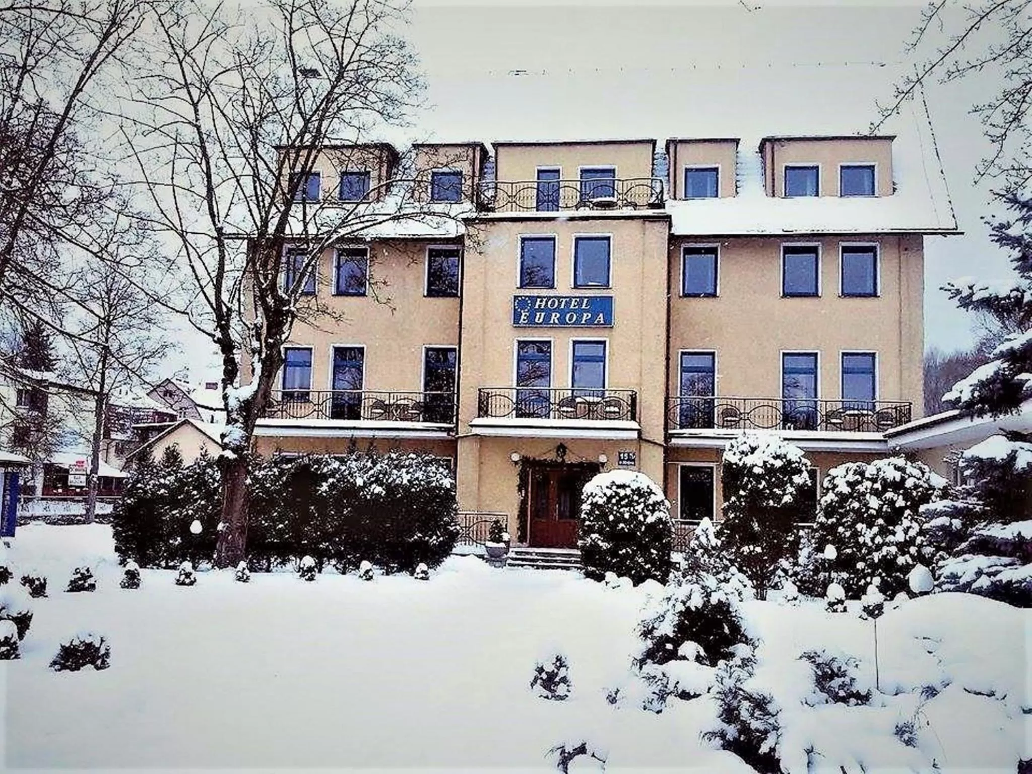 Facade/entrance in Hotel Europa