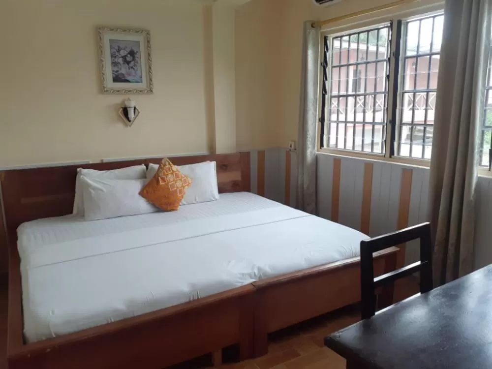 Bed in Hans Cottage Botel