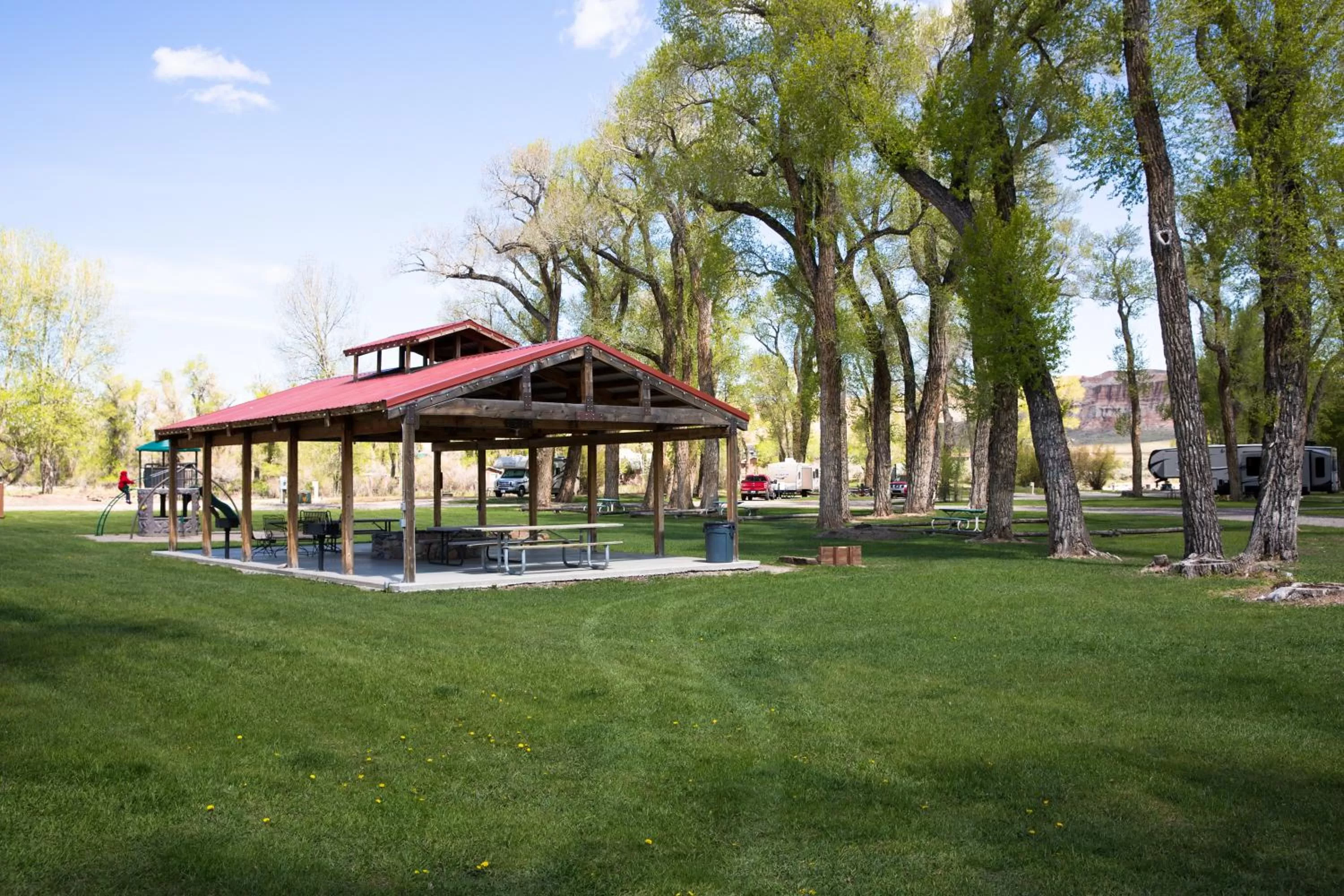 BBQ facilities in The Longhorn Ranch Resort Lodge & RV Park