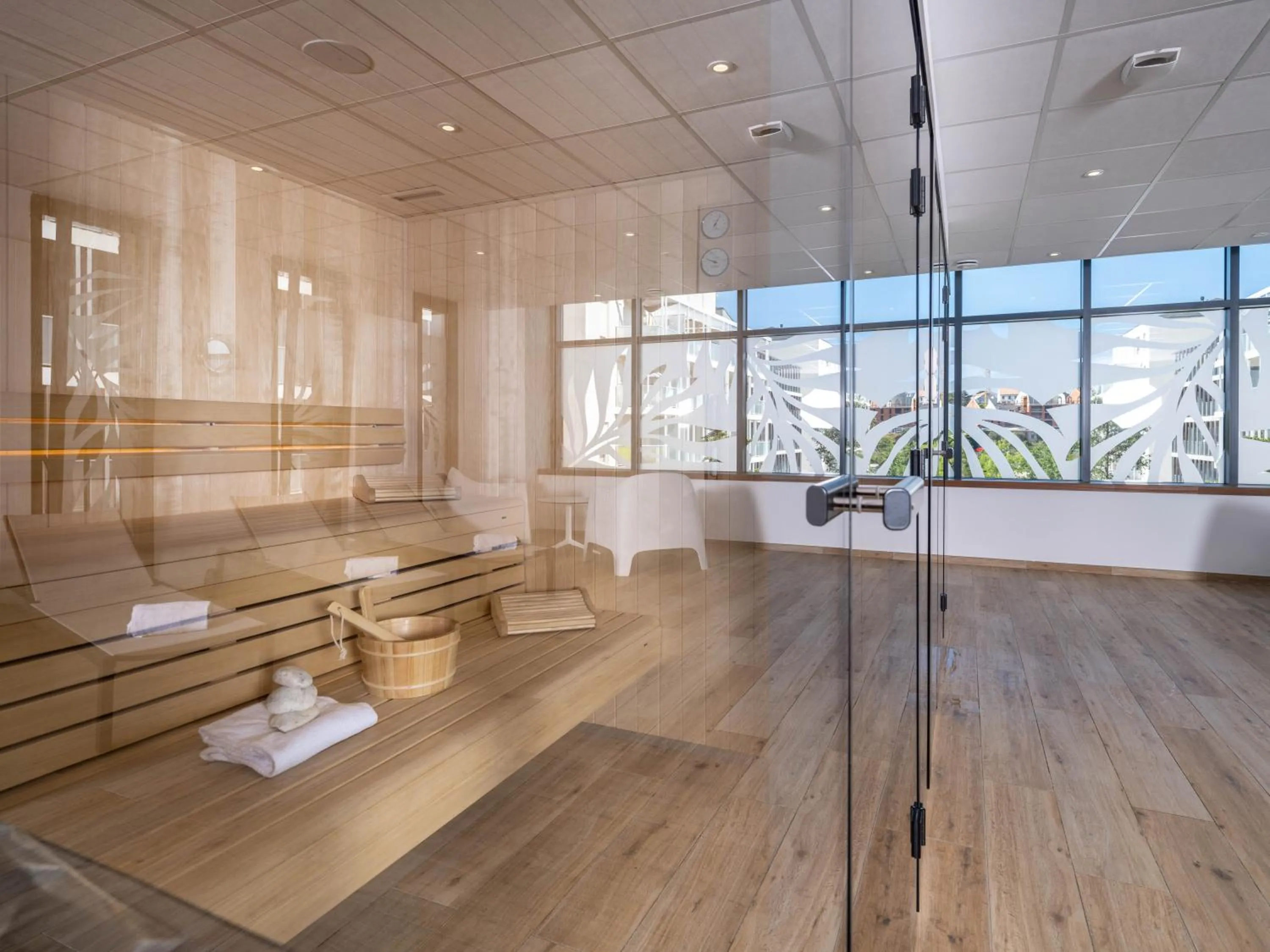 Sauna in Westotel Pornic Côte de Jade