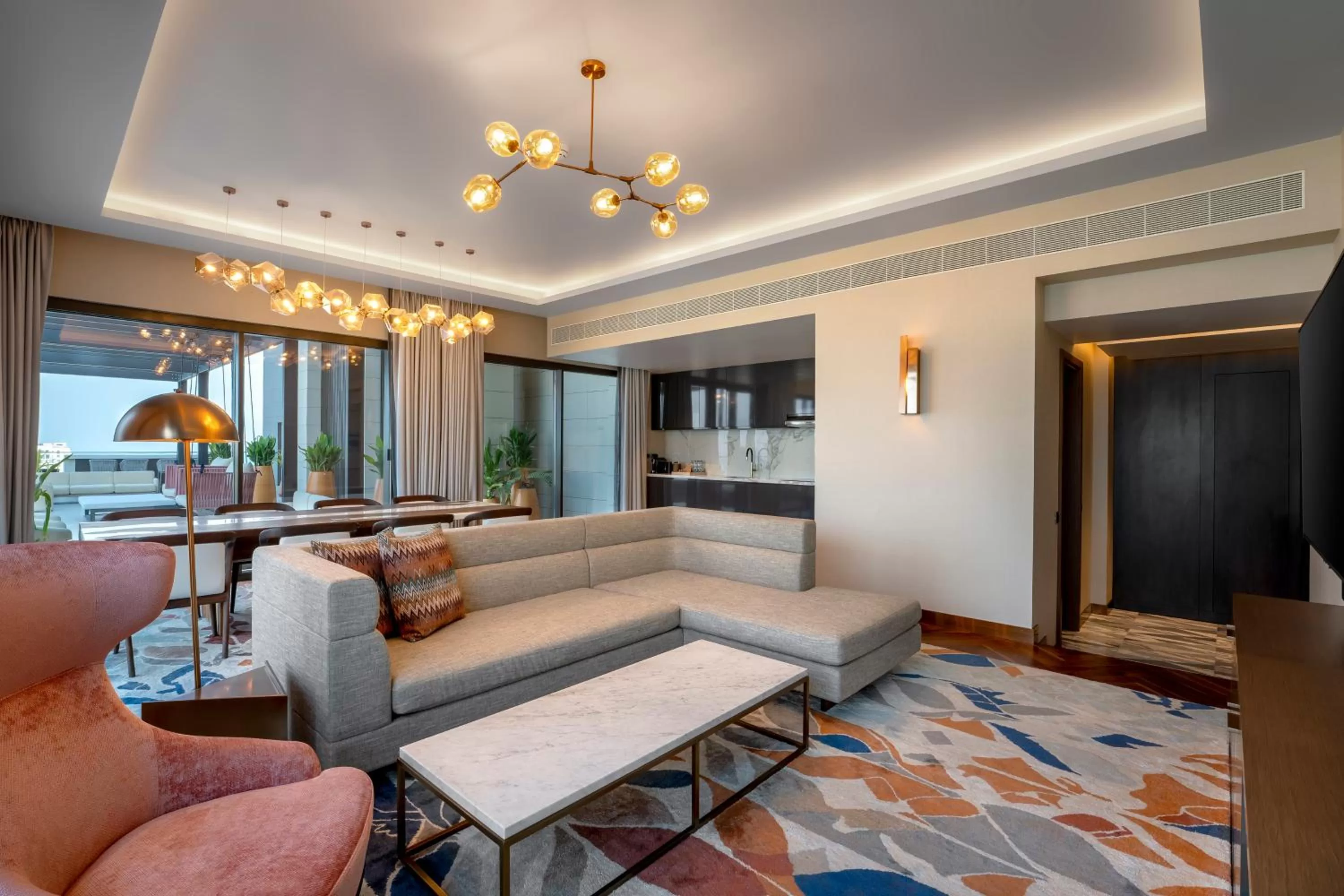 Living room in Hyatt Centric Jumeirah Dubai