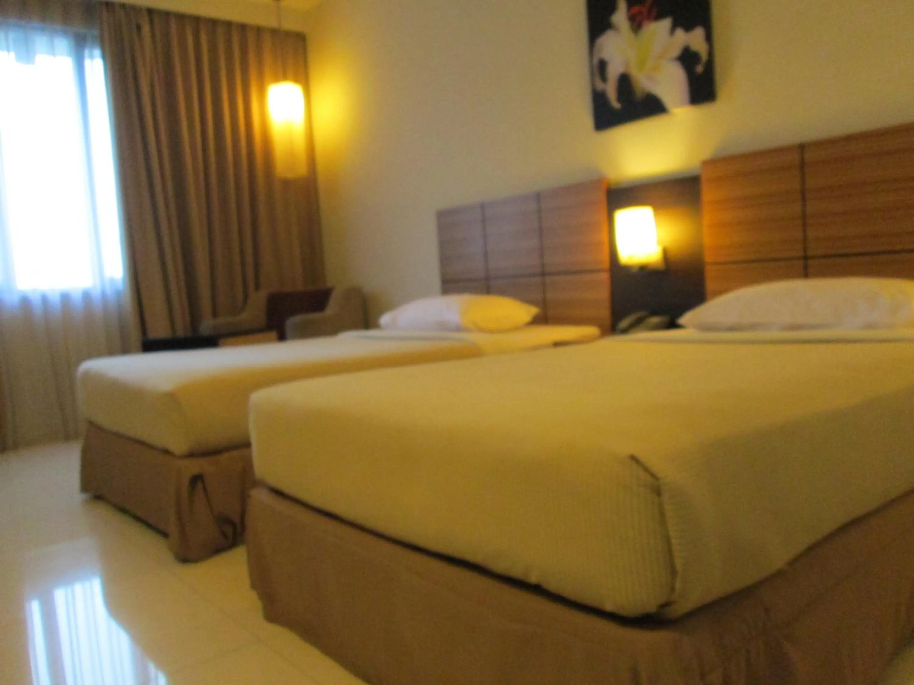 Bed in Hotel Kini Pontianak