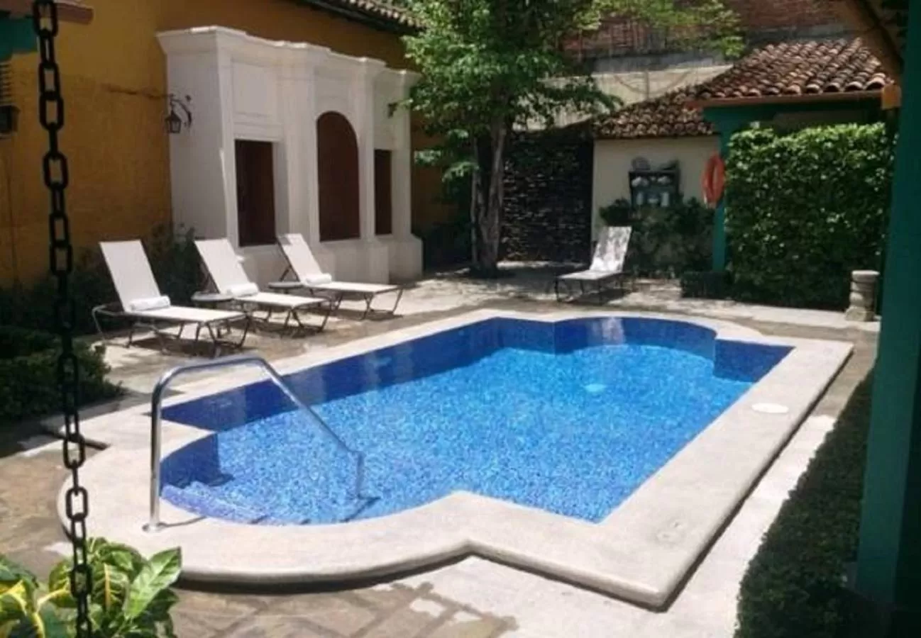 Swimming pool in Hotel El Convento Leon Nicaragua