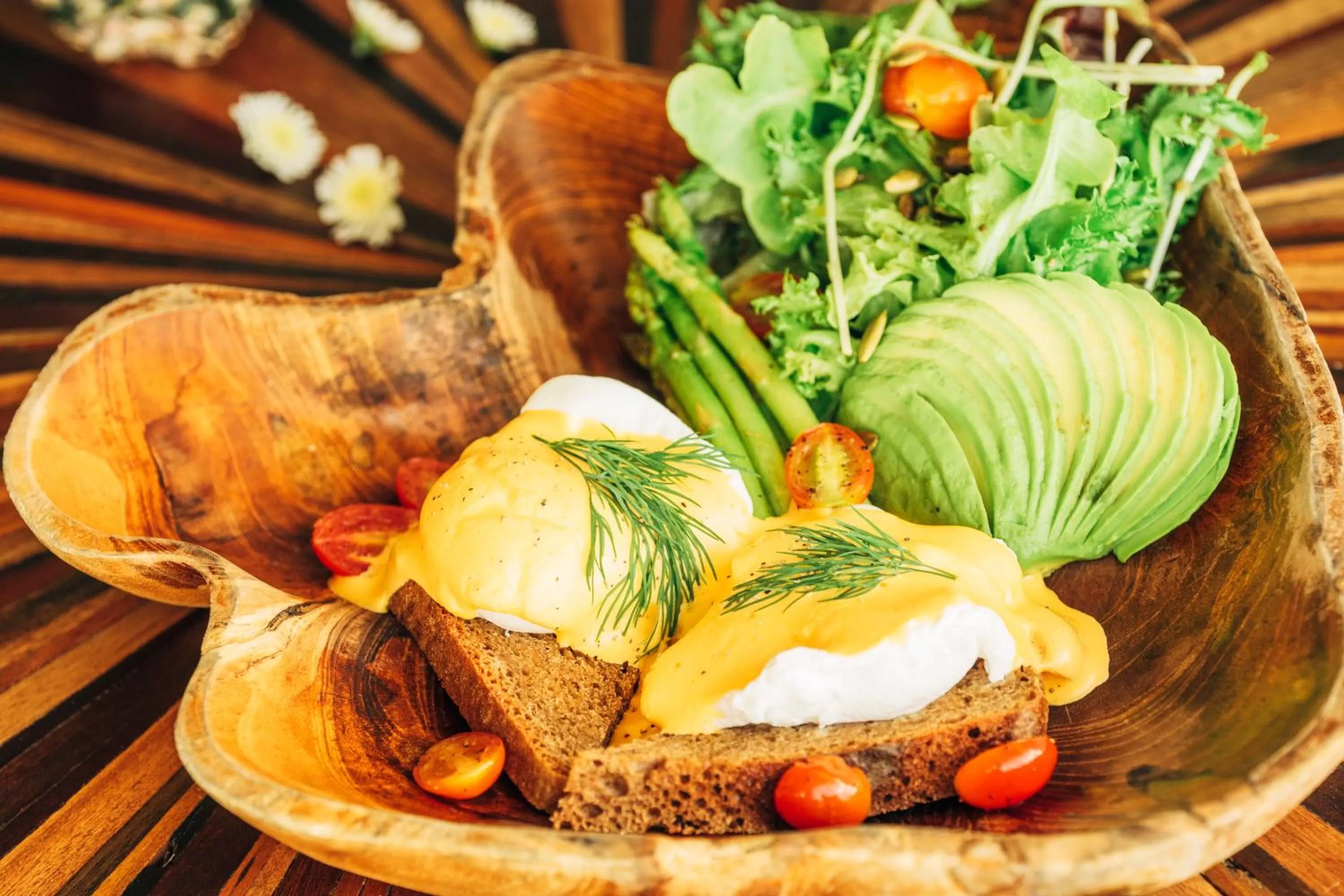 Food close-up in Vikasa Yoga Retreat