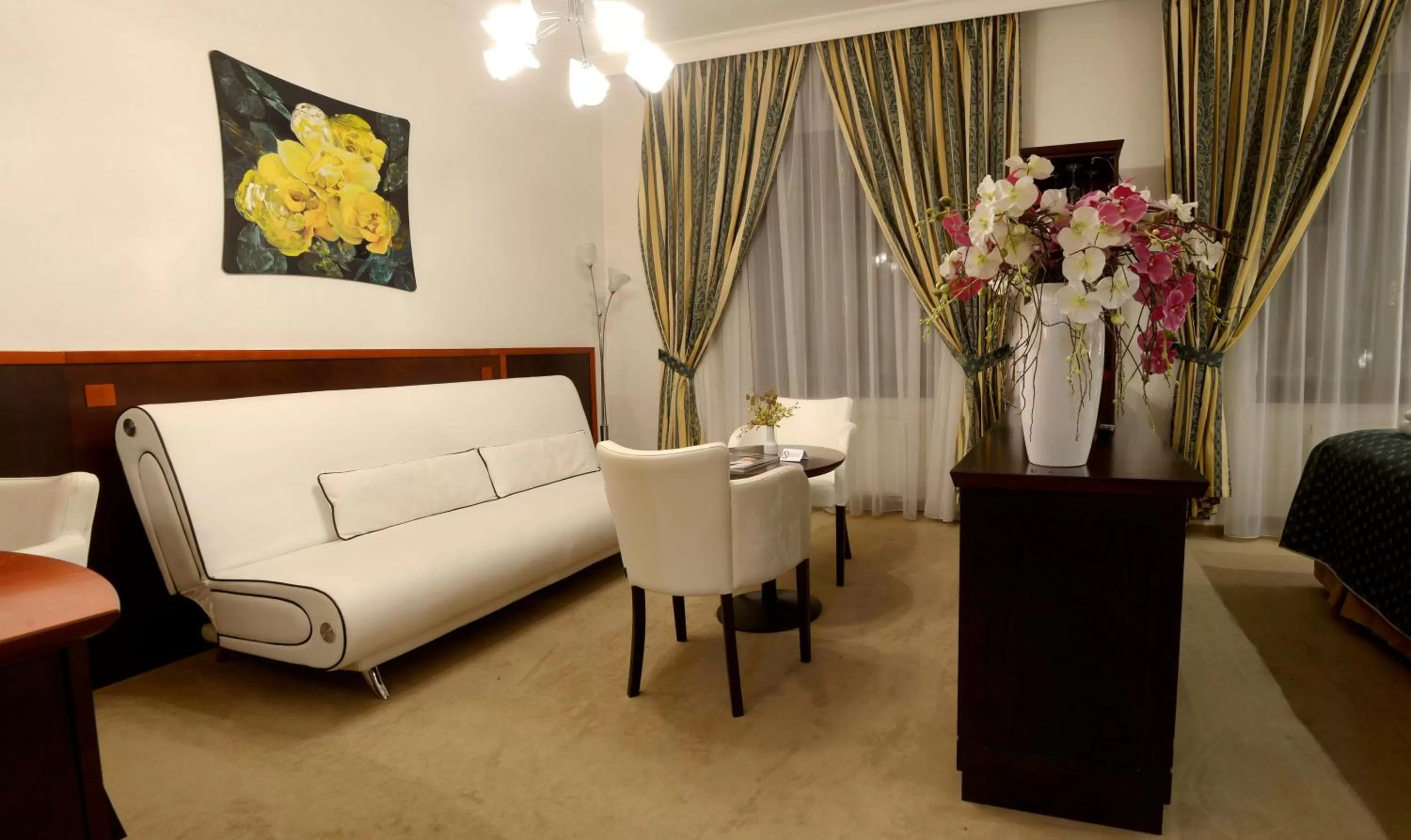 Seating area in Hotel Grand