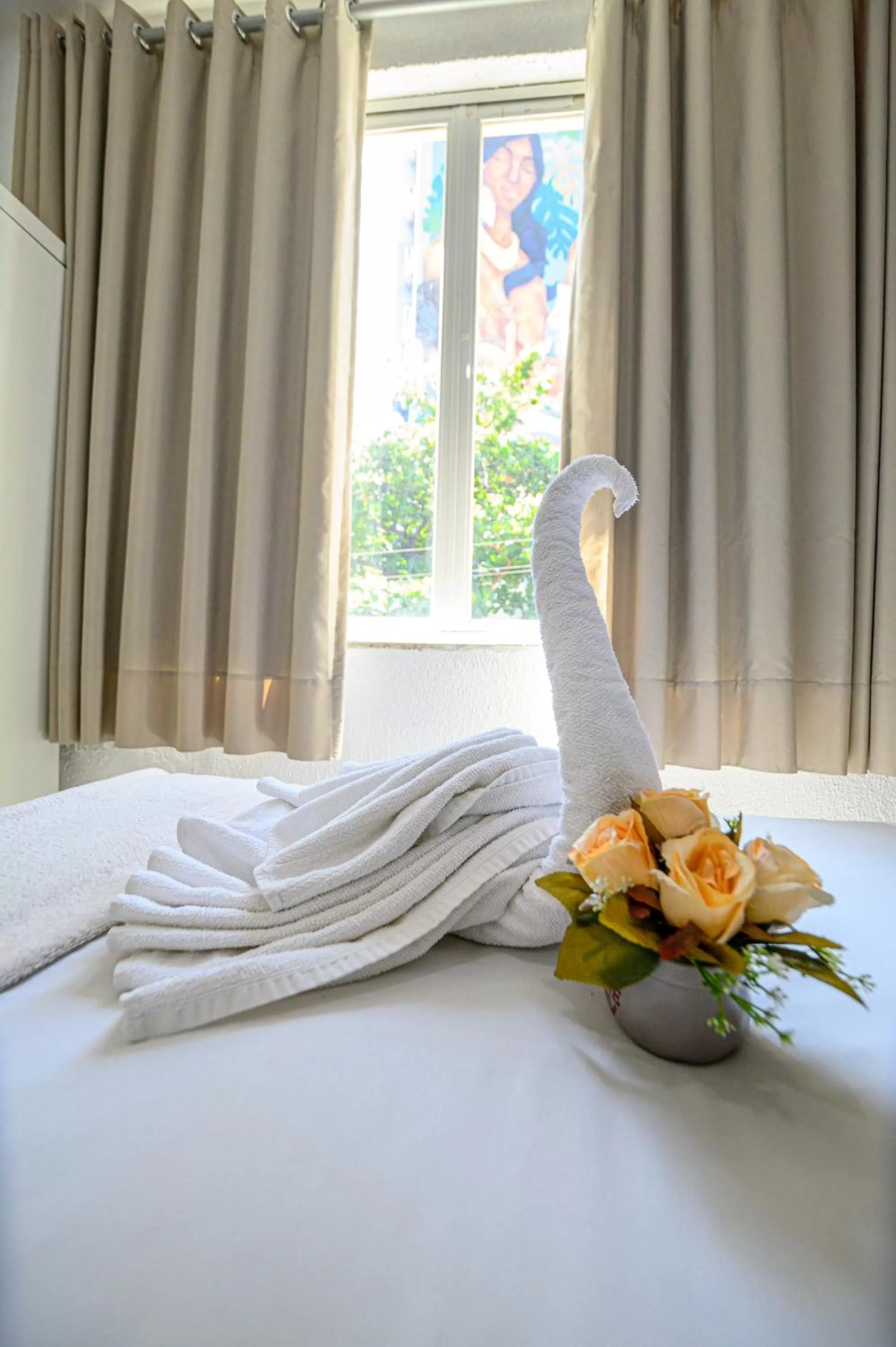 Bedroom, Bed in Hotel Rotorua inn Fortaleza - Beira Mar