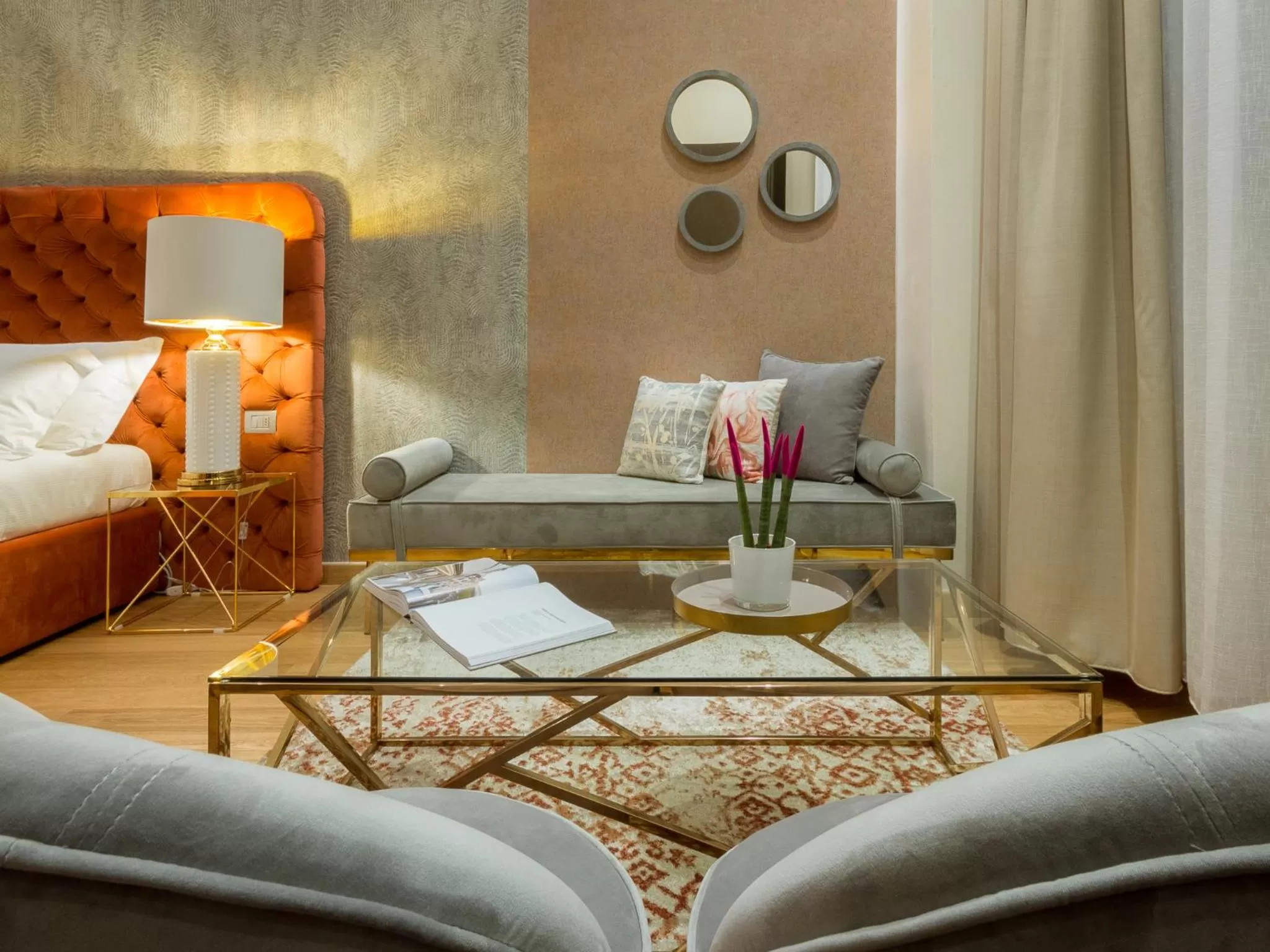 Seating area, Bed in Renascentia in Florence - Adults Only