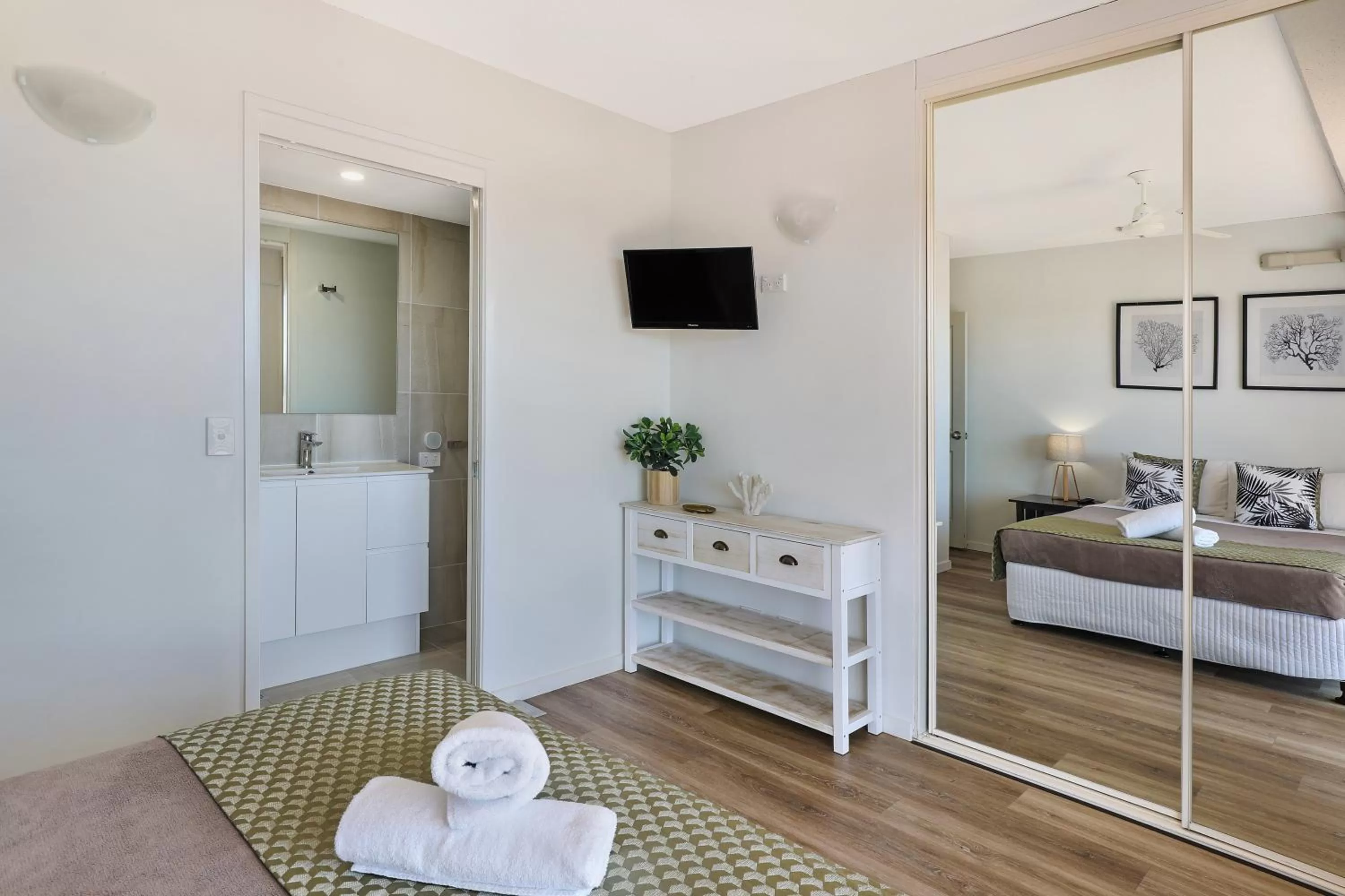 Bed in Beachside Resort Kawana Waters