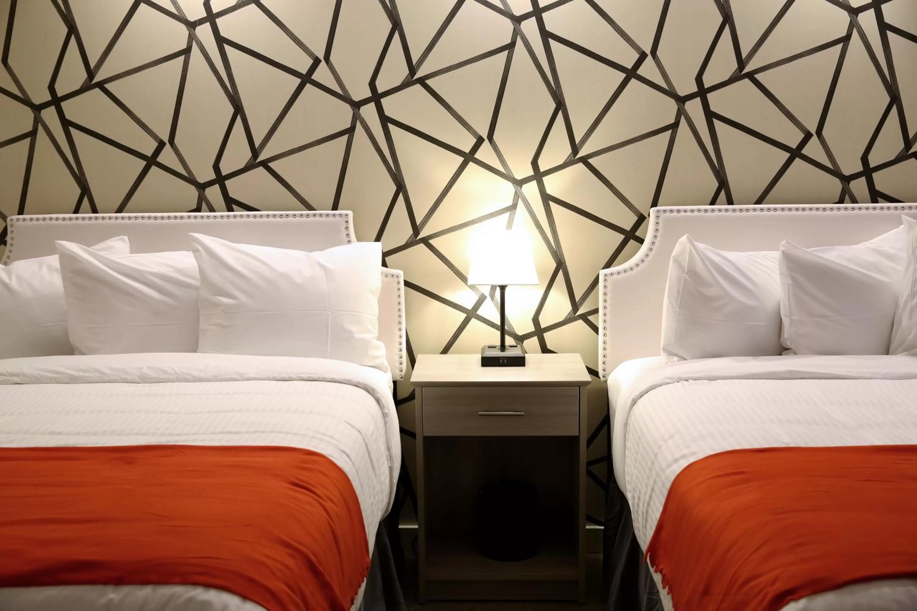 Bed in Auberge du Grand Lac