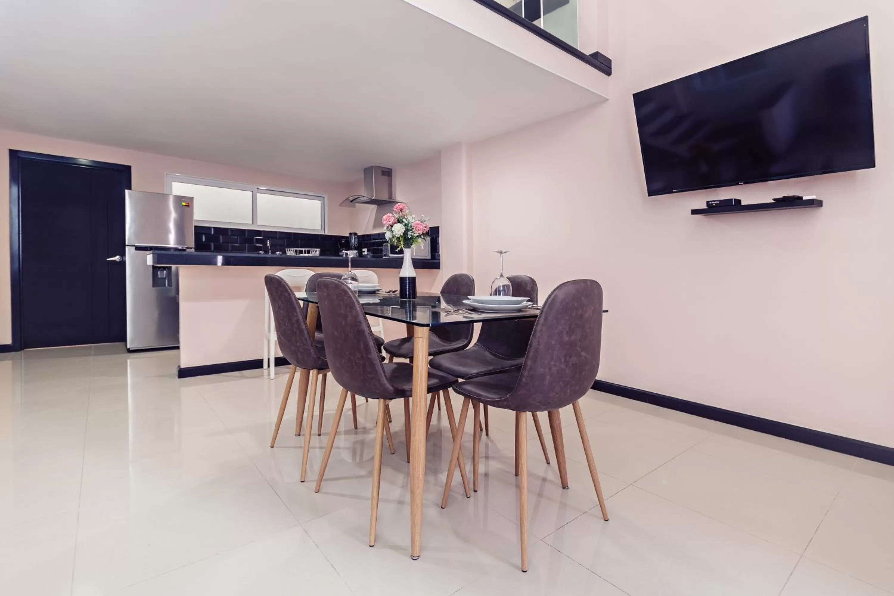 Kitchen or kitchenette in Hotel CARPE DIEM Tulum by Nah Hotels