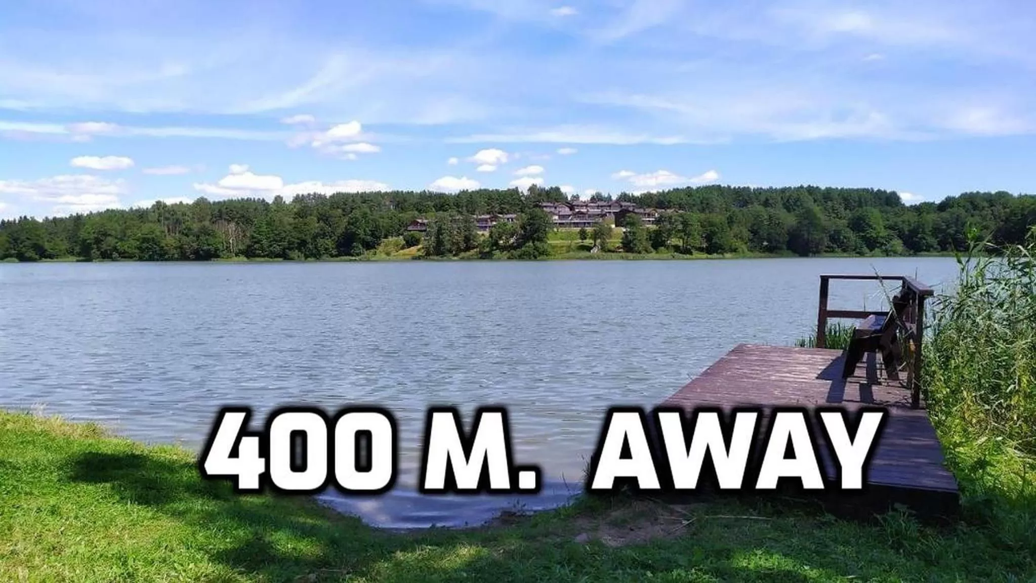 Lake view in "Trakaitis" apartments in Villa