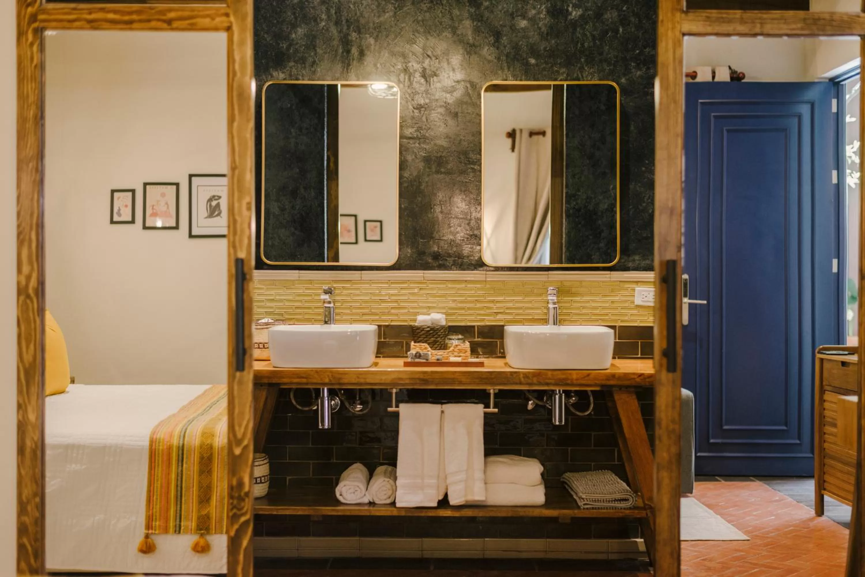 Bed in Agua Santa Hotel Boutique