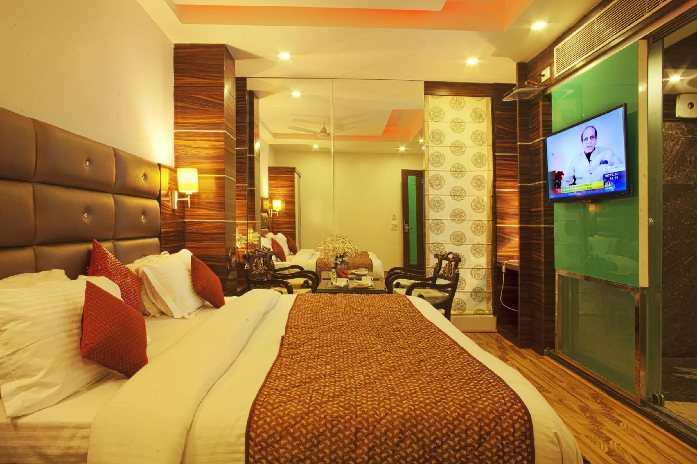 Bedroom, Bed in Hotel Delhi 55 -City Center