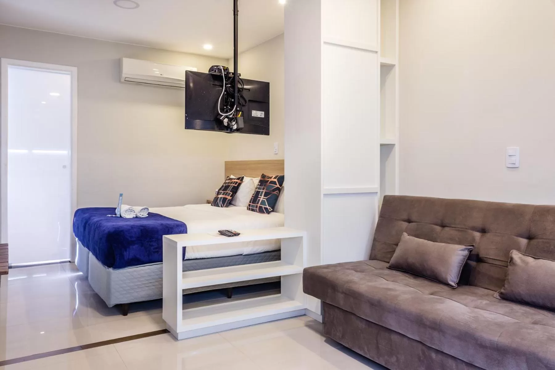 Bedroom in Injoy Suítes & Aparts