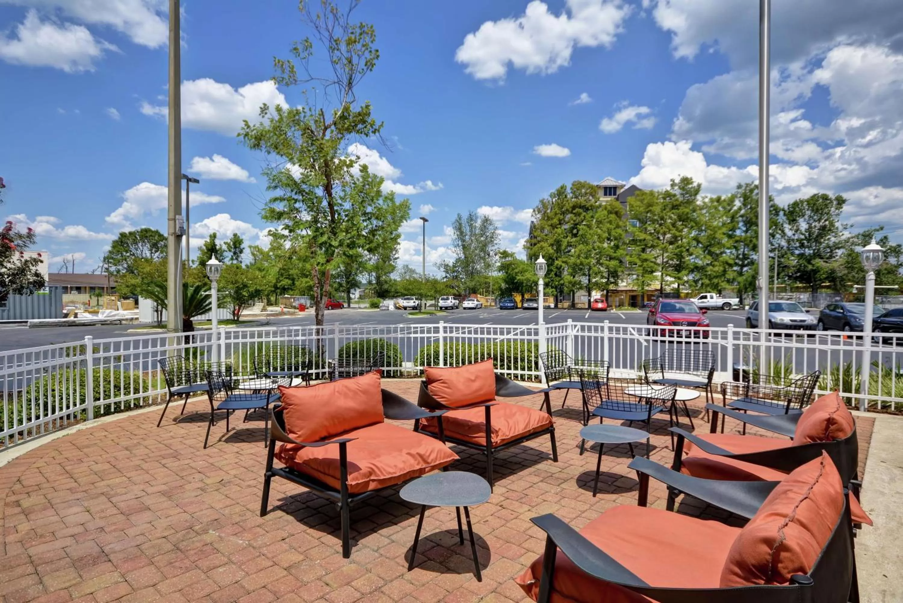 Patio in Hilton Garden Inn Panama City