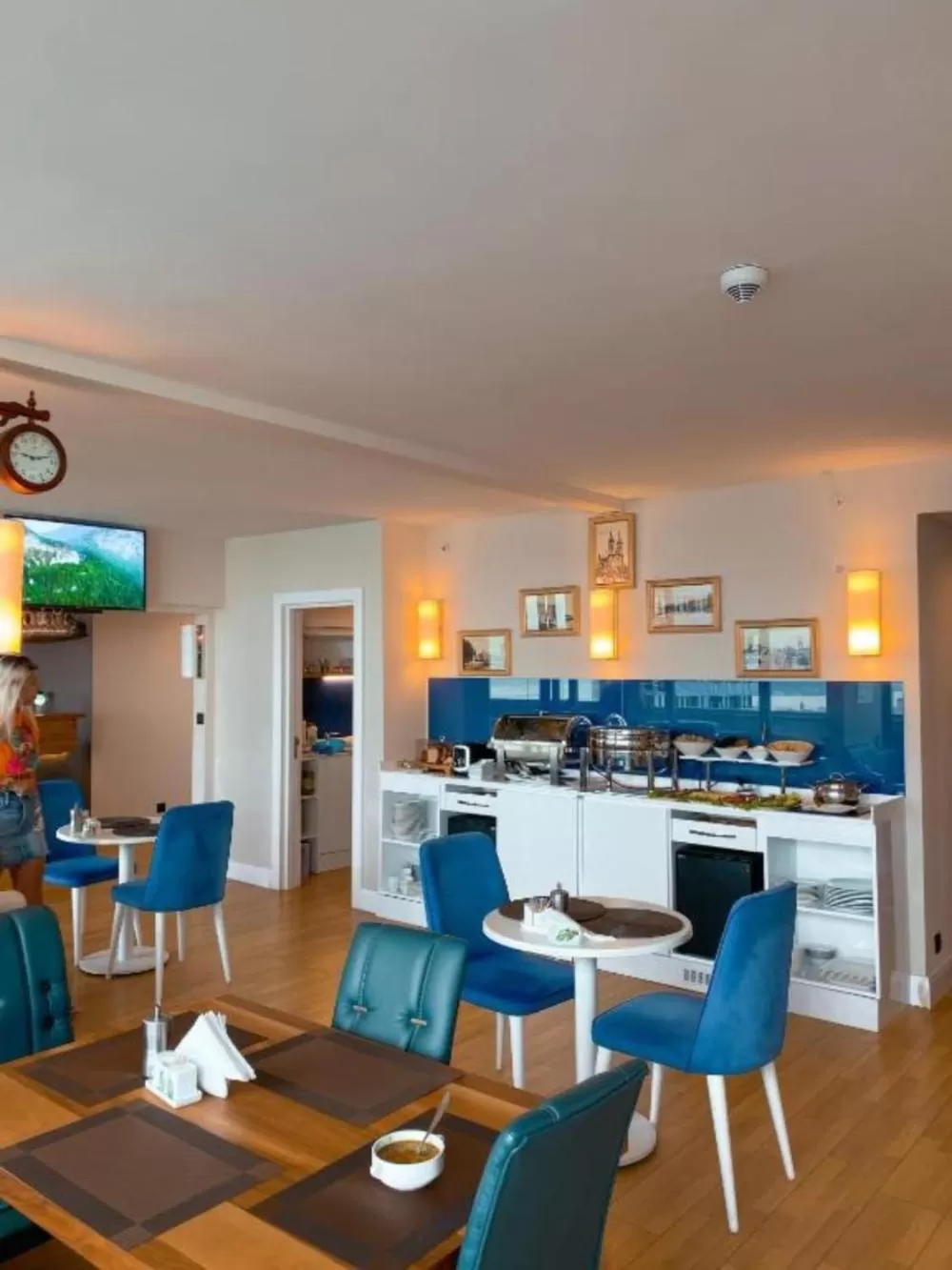Dining area, Restaurant/Places to Eat in Luxury Sea View Aparthotel In Orbi City Batumi