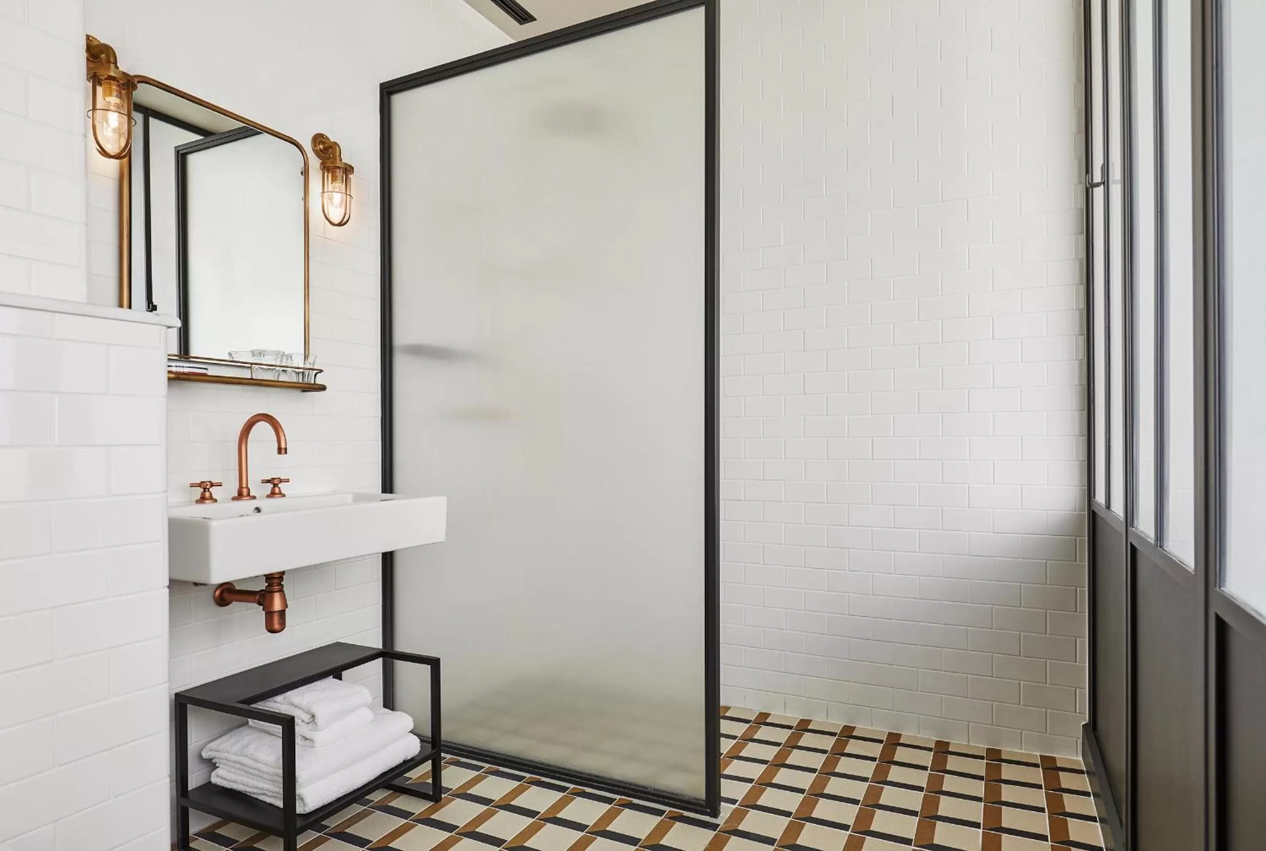 Bathroom in The Hoxton, Paris