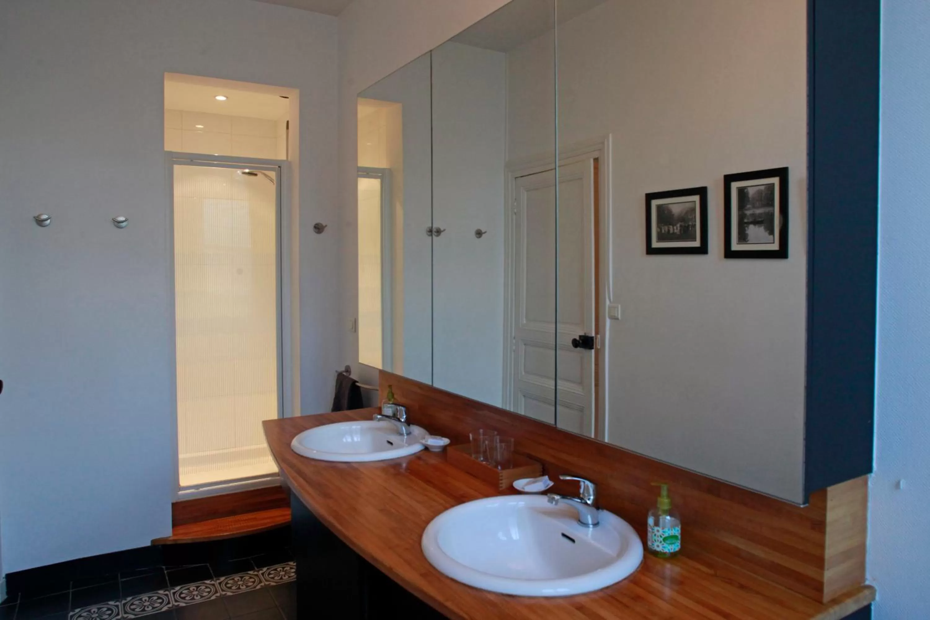 Shower in Les Chambres de Mathilde