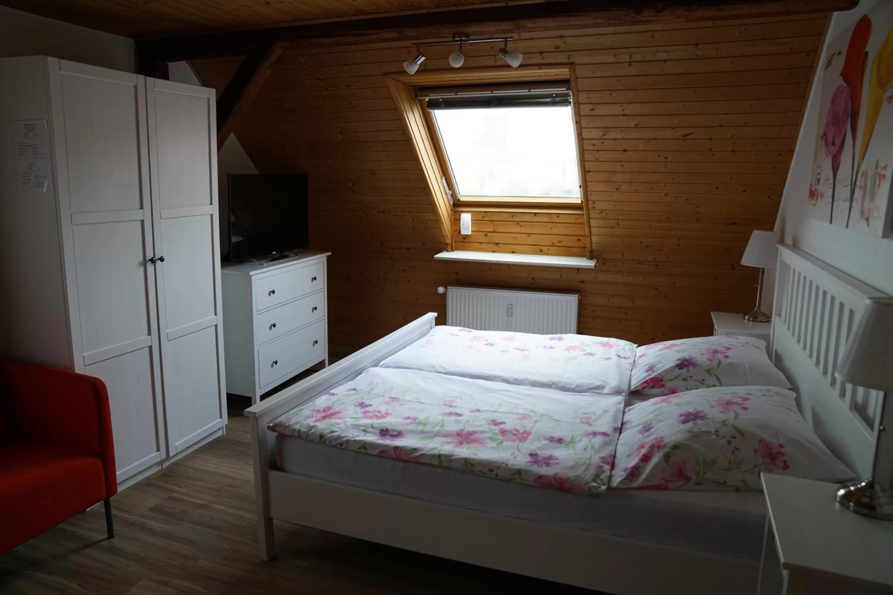 Bed in Hotel zum Grafen Hallermunt