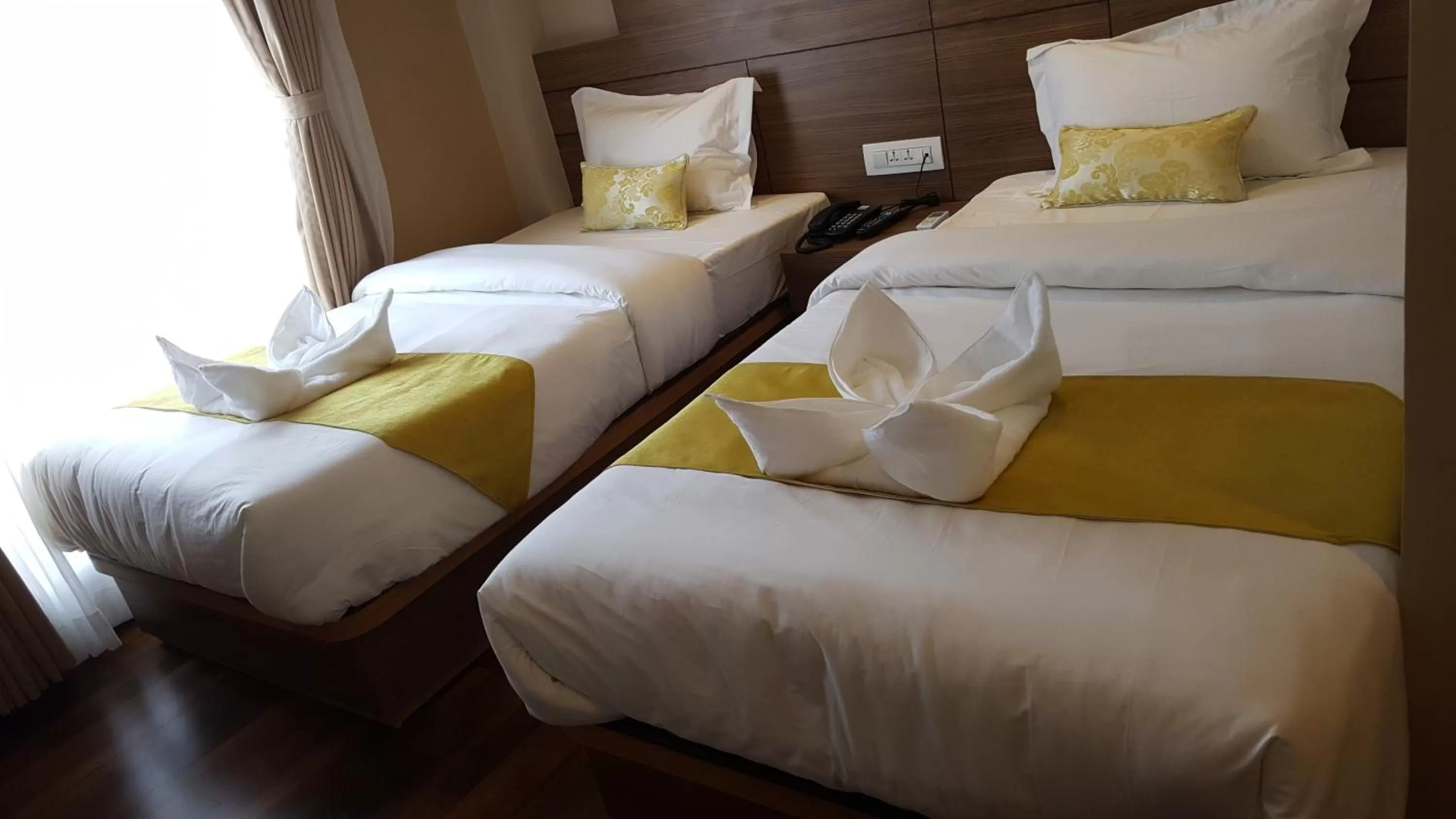 Bed in Hotel Bihani