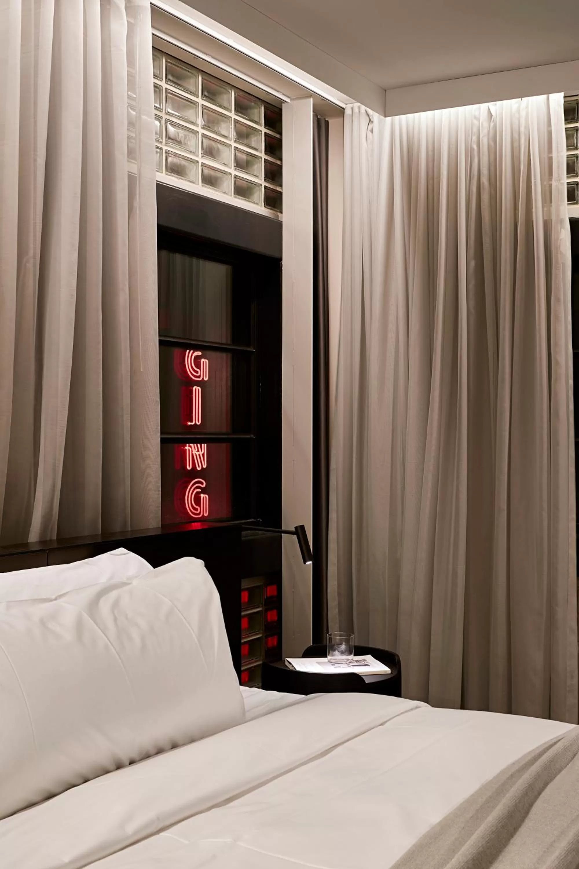 Bedroom, Bed in Lancemore Crossley St. Melbourne