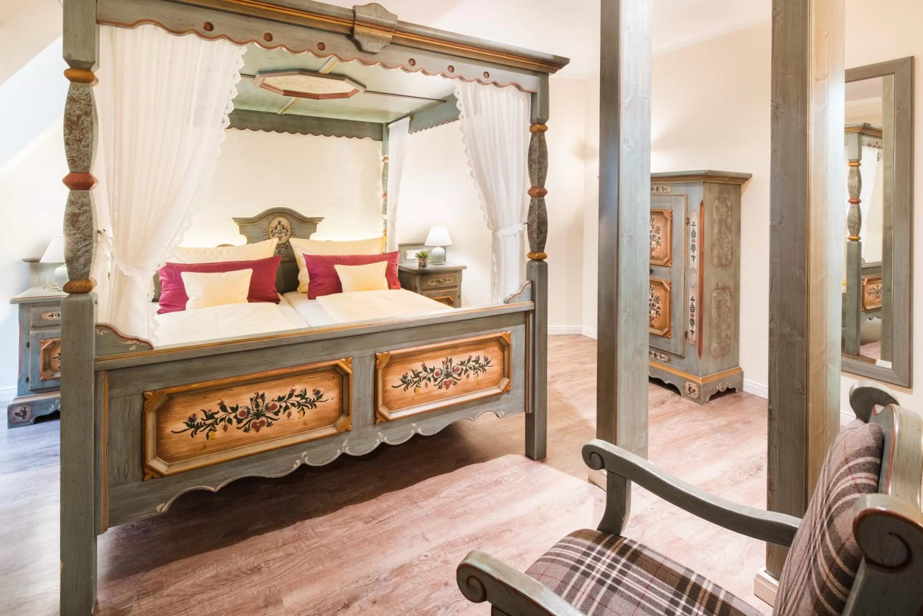 Bed in Schlosshotel Klaffenbach