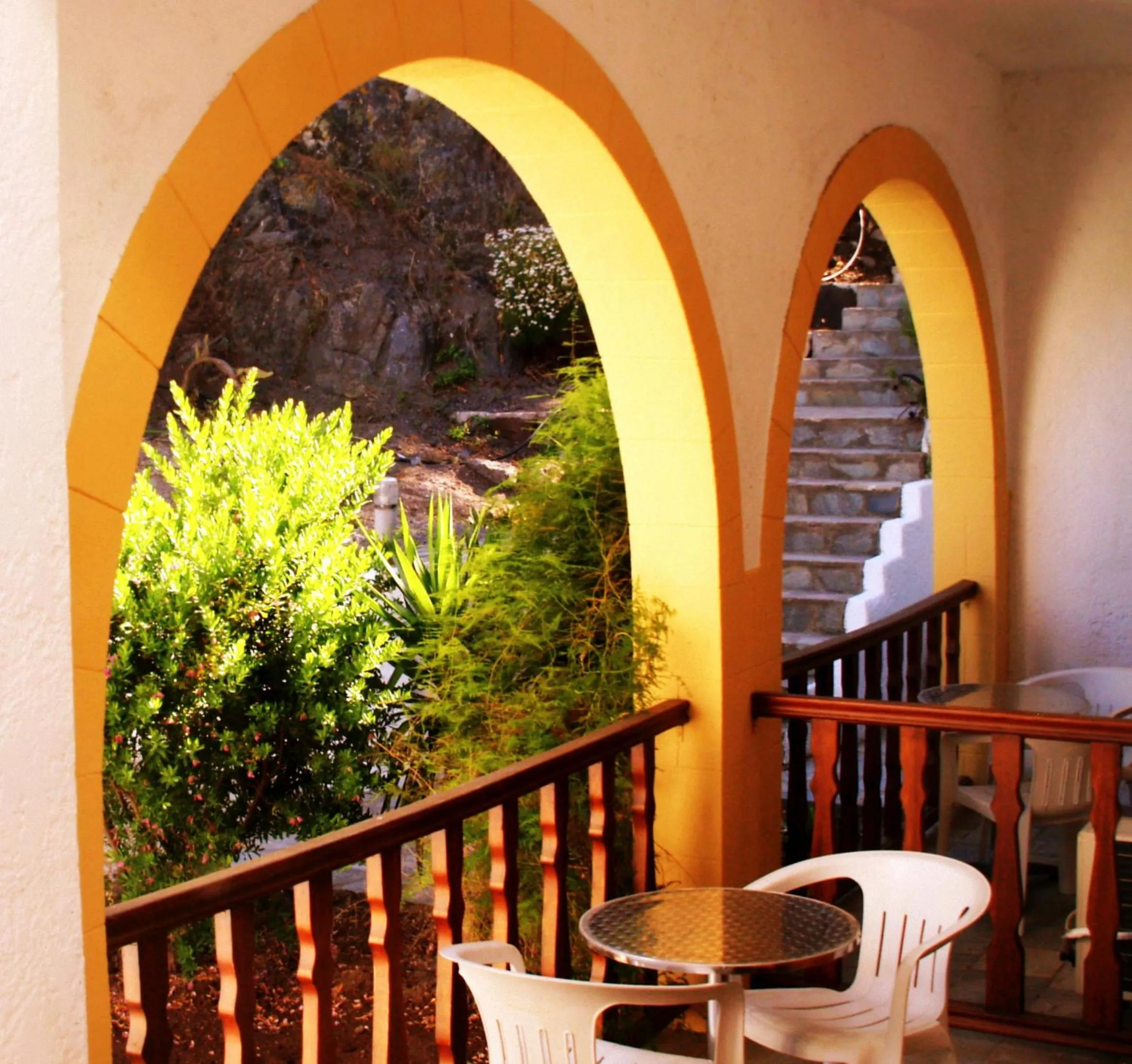 Garden view in Blue Bay Hotel