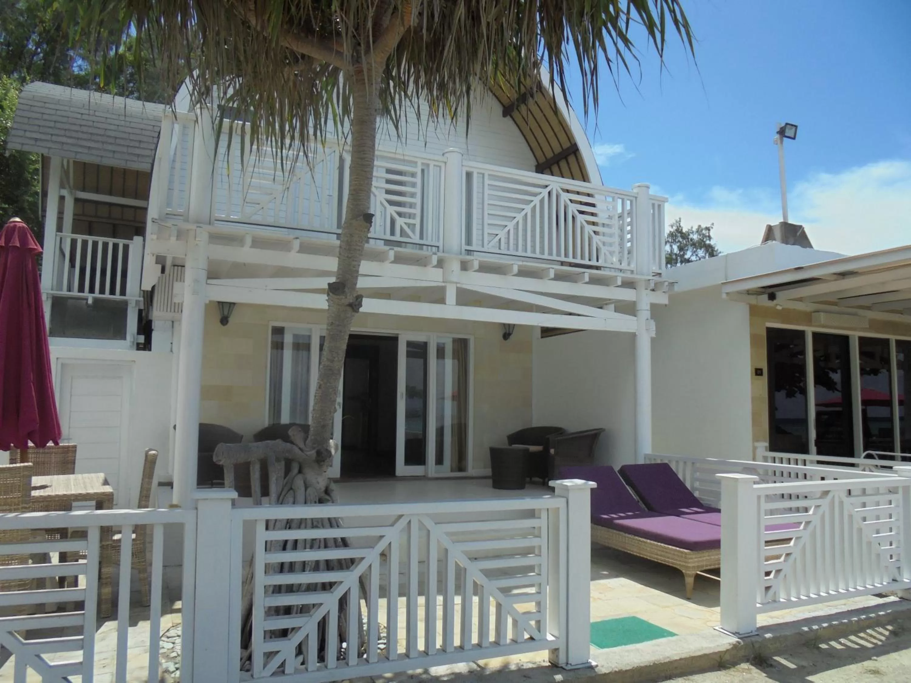 Balcony/Terrace in Gili Meno Mojo Beach Resort