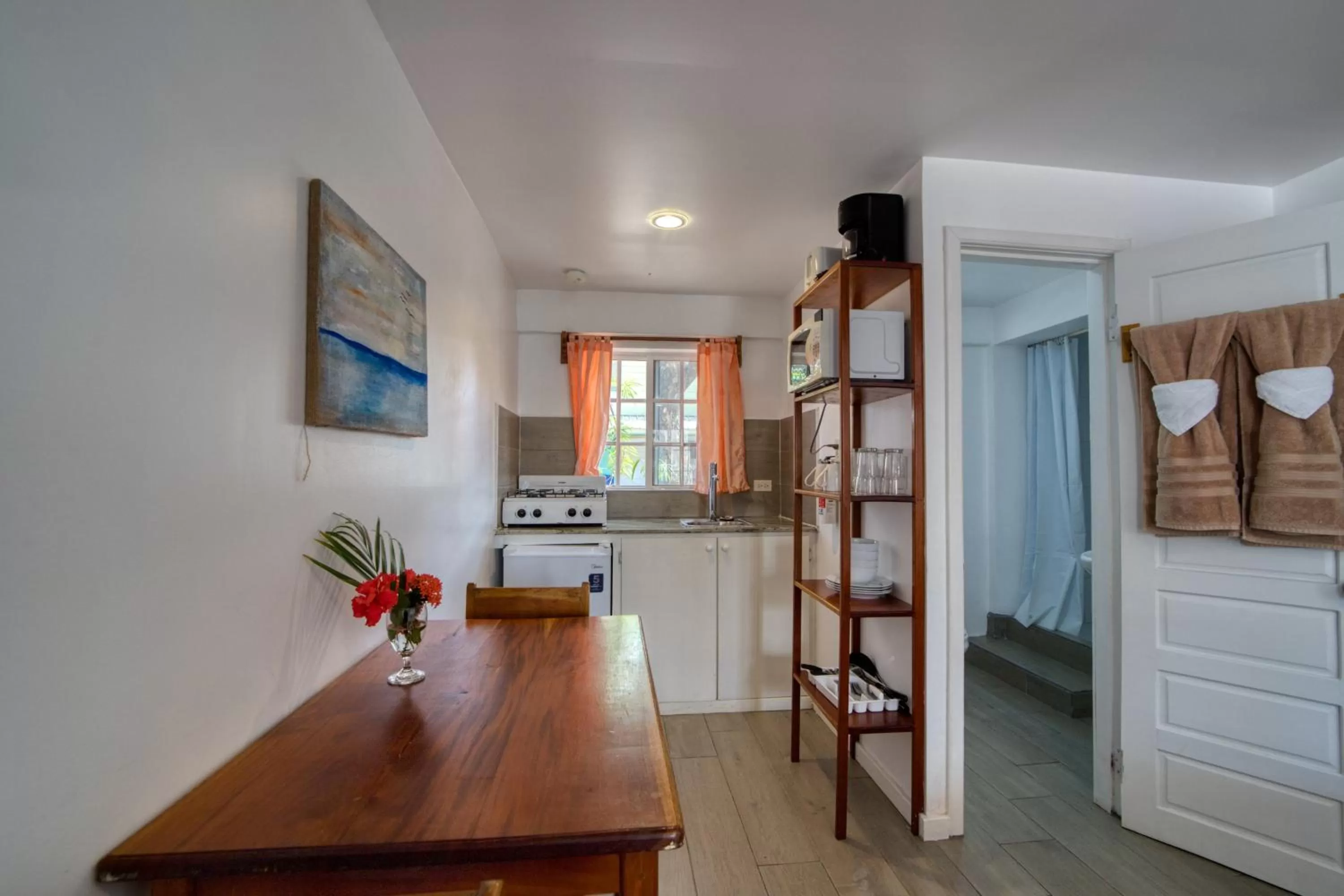 Dining area in Placencia Villas